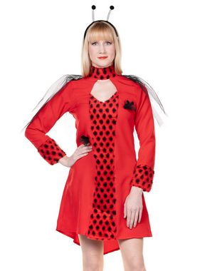 Metamorph Kostüm Marienkäferkleid, Karnevalskostüm für die Lady Bug