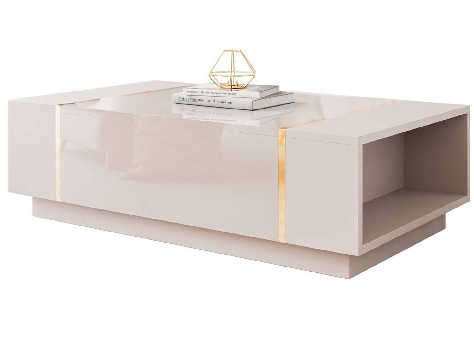 yourhouse24 Couchtisch ONYX Kaschmir Gold Beine günstig online kaufen