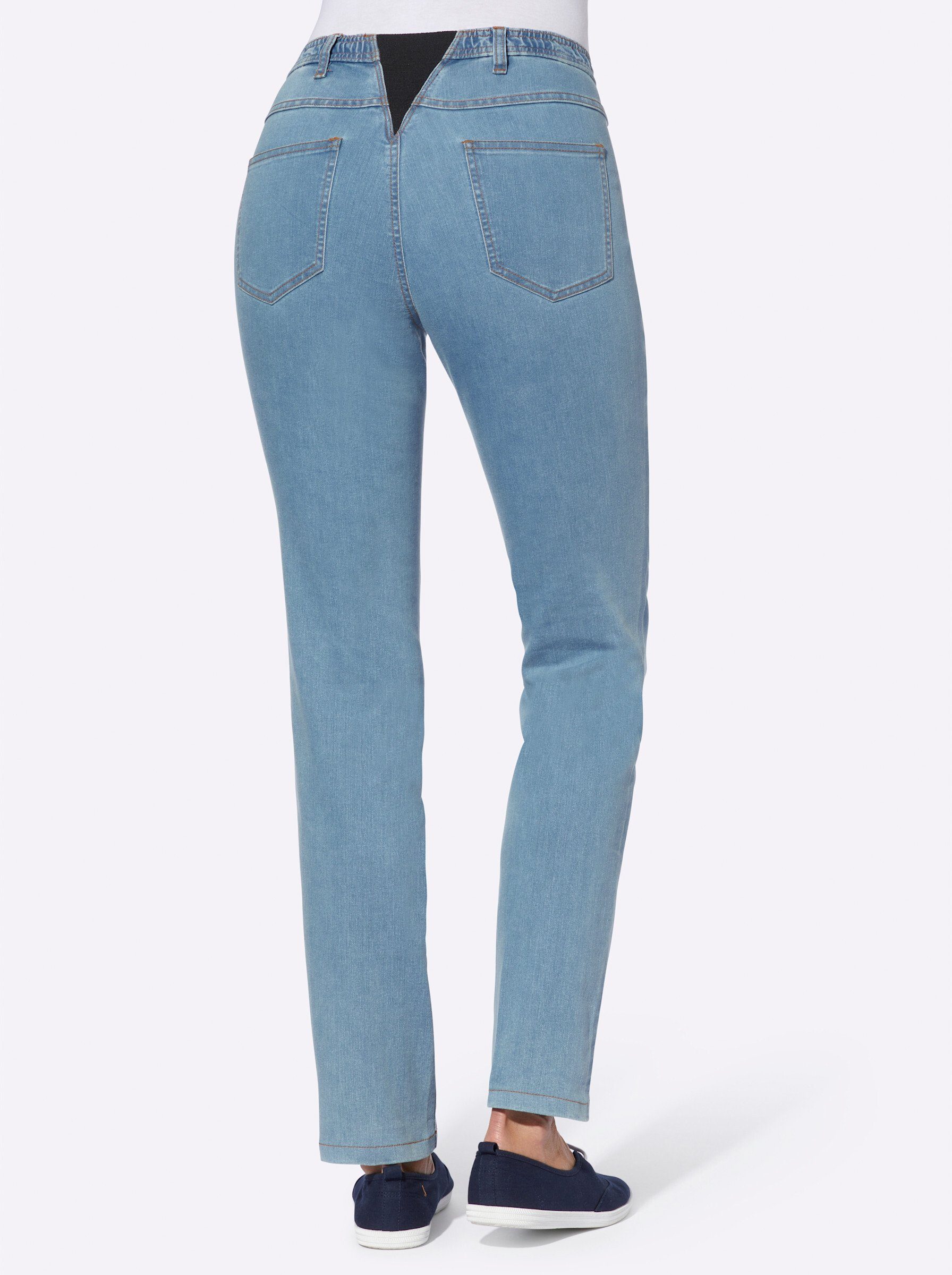 Sieh an! Jeans Bequeme blue-bleached