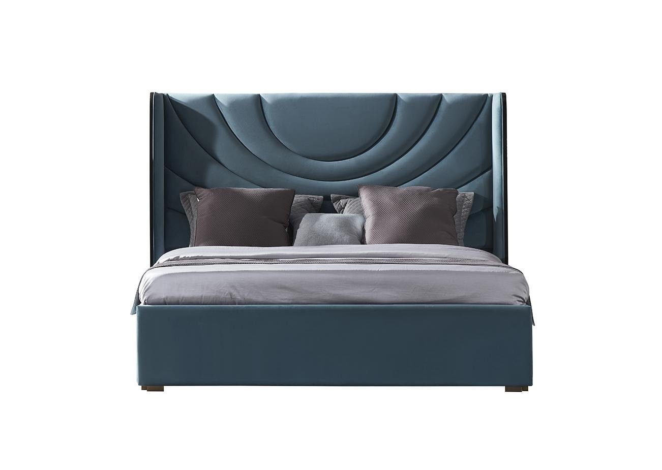 JVmoebel Bett, Luxus Bett Polsterbett Leder Doppelbett Gestell Betten  180x200cm