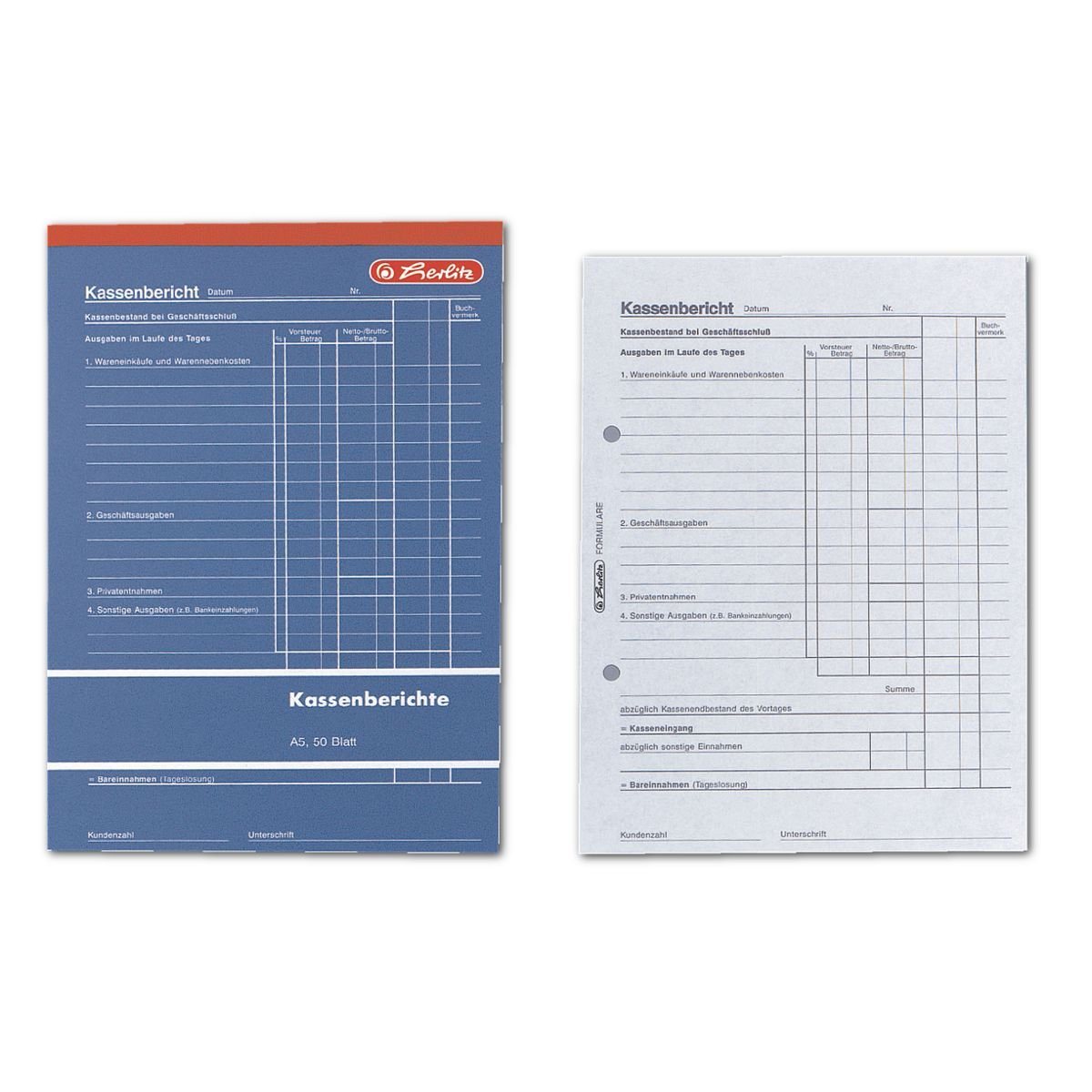 Formularbuch »Kassenbericht« Formularbuch »Kassenbericht«