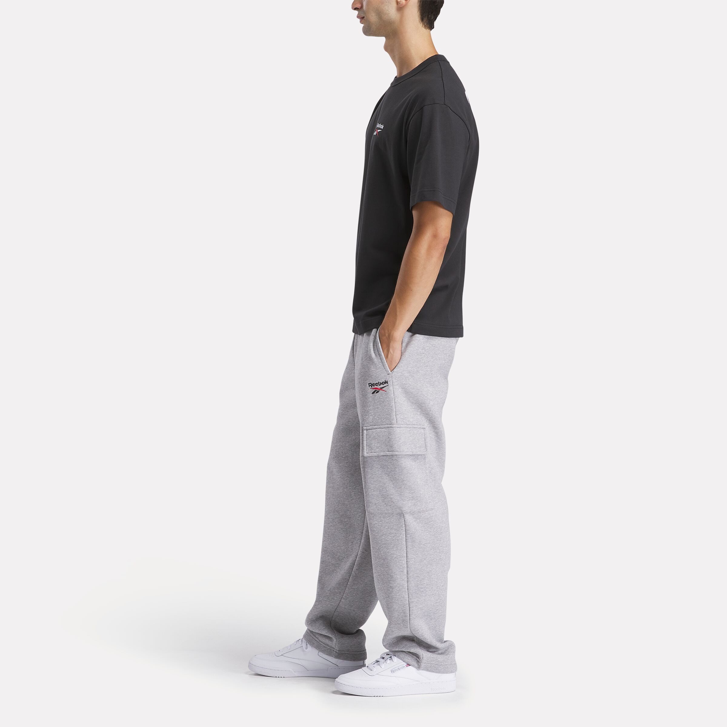 Reebok T-Shirt GS HS SHAQ LOGO TEE sportlicher Stil, aus Baumwolle