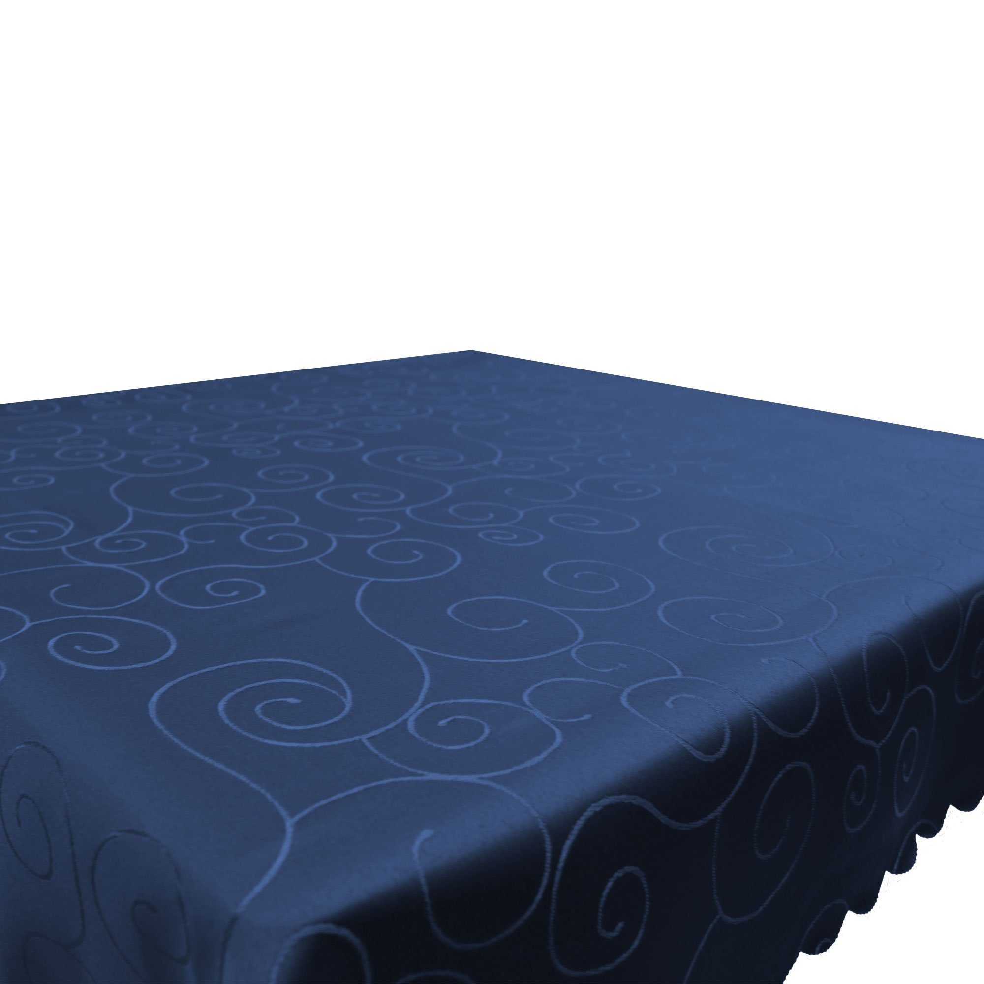 Haus und Deko Tischdecke Tischdecke Damast Ornamente eckig Circle Struktur bügelfrei pflegeleic (1-tlg) – Bild 5 von 5