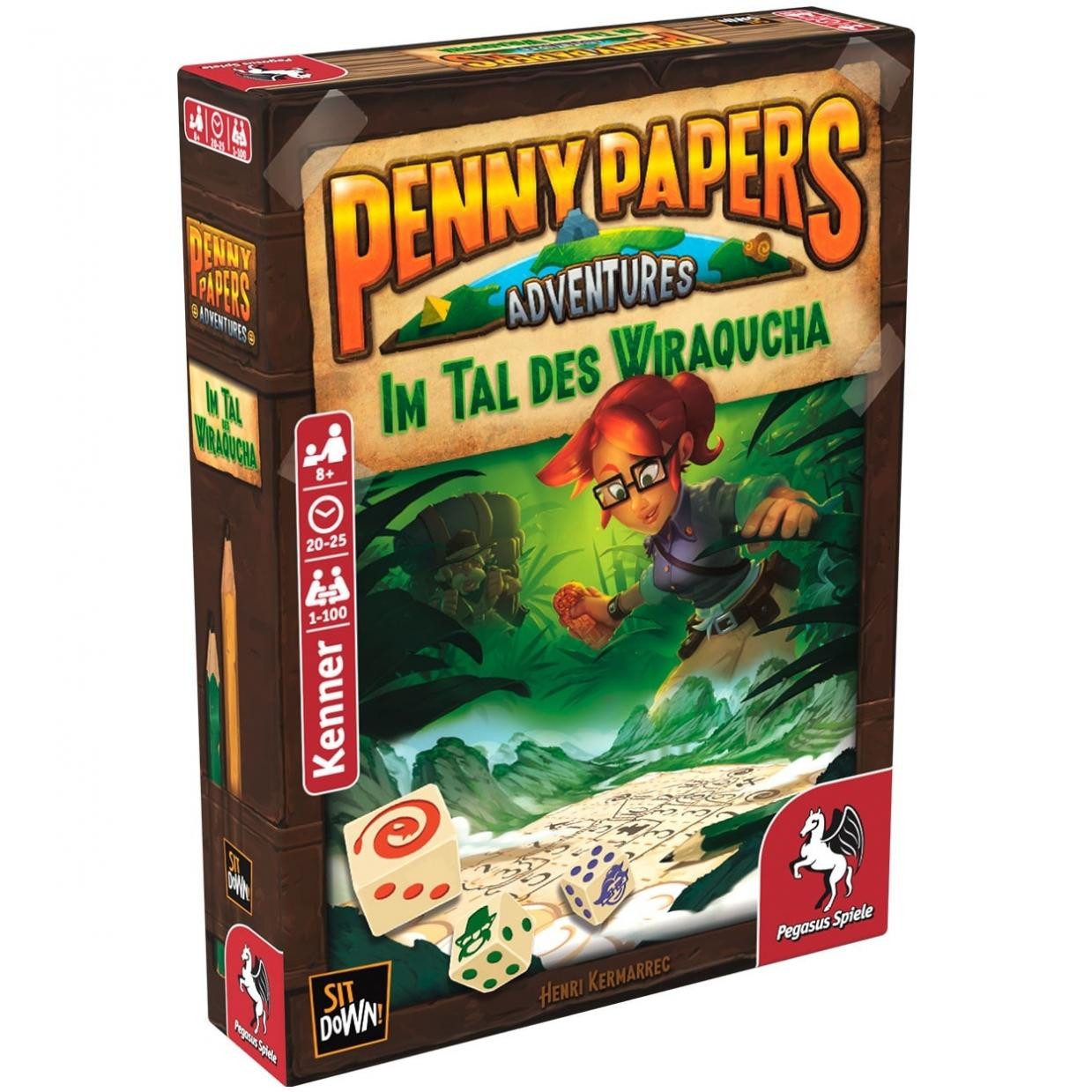 Pegasus Spiele Spiel, Penny Papers Adventures - Im Tal des Wiraqucha