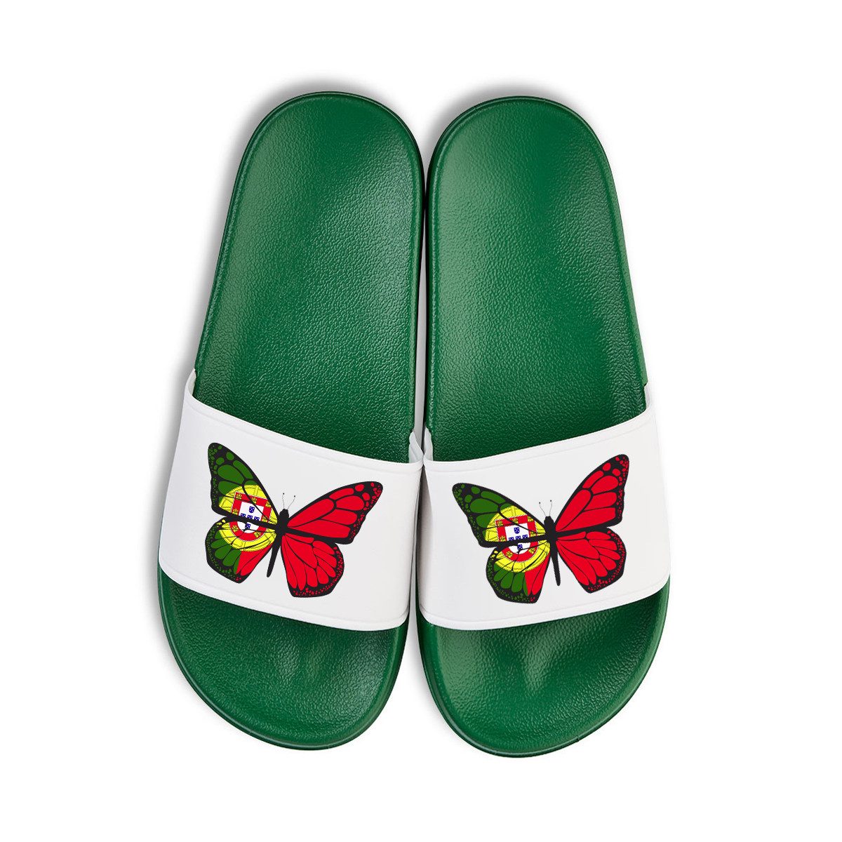 Portugal EM 2024 Unisex Badelatschen Flip Flops Badeschuh