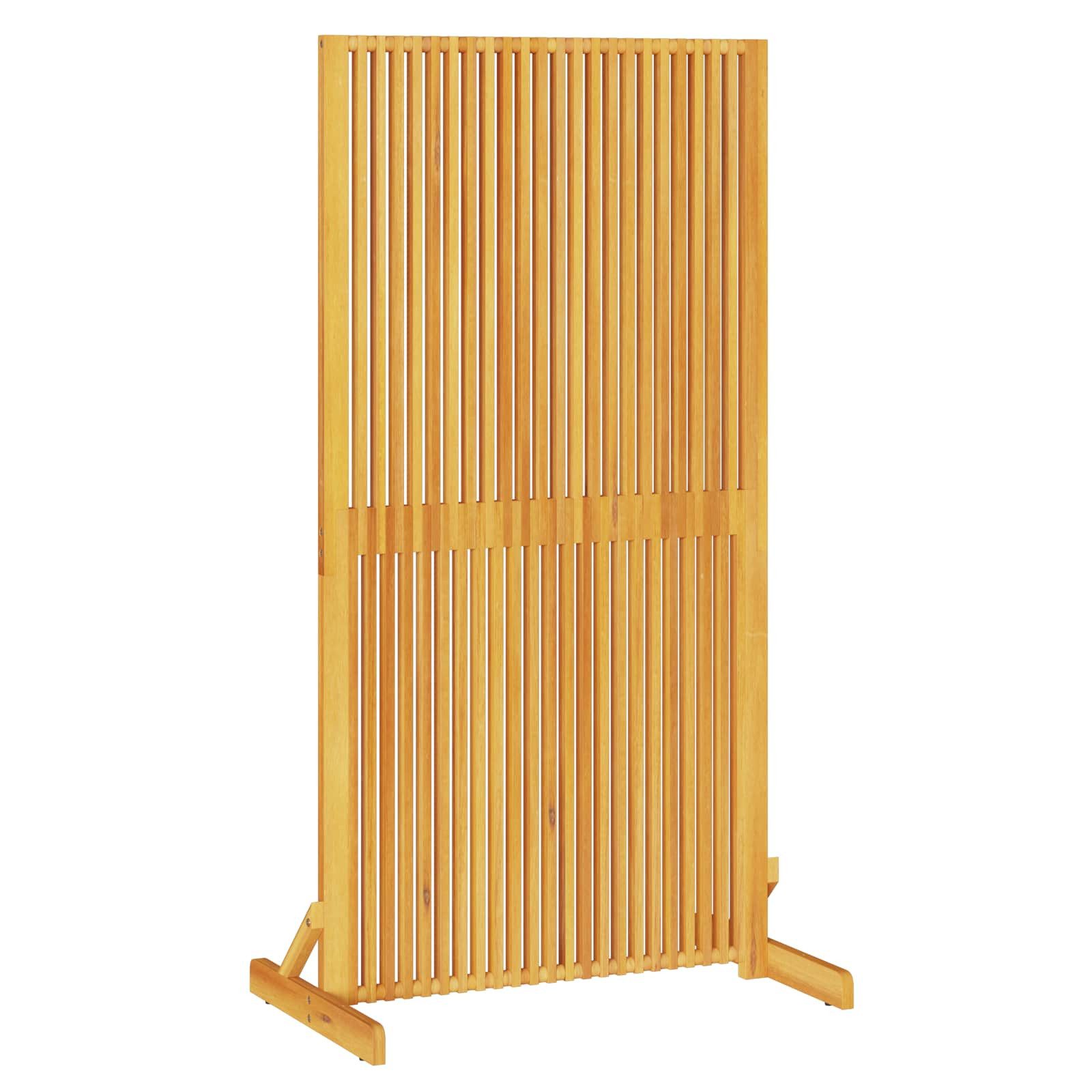 vidaXL Raumteiler Sichtschutz Braun 79,5 x 50 x 150 cm Massivholz, 1-tlg. – Bild 4 von 5