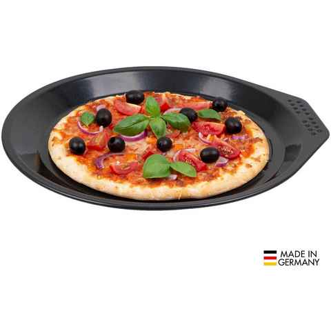 CHG Pizzablech PRIMA "Emaille", Emaille, Stahlblech, (1-St), mit praktischer Thermolochung, Made in Germany
