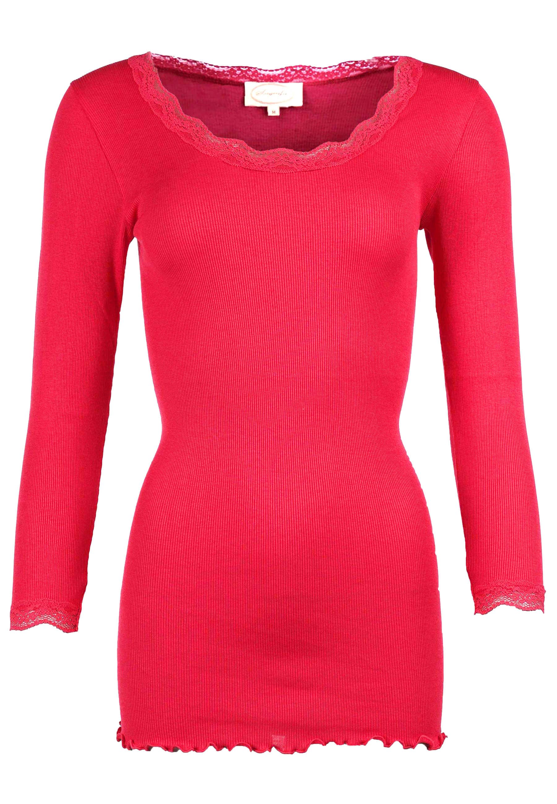 Sorgenfri Sylt Langarmshirt Lynn Spitzendetails
