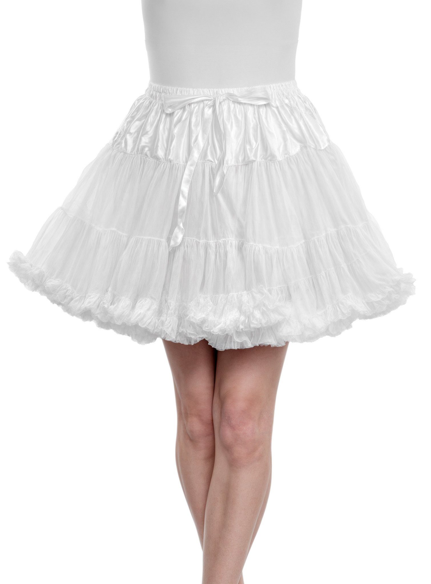 Metamorph Kostüm Rüschen Tutu weiß - Karneval Faschingskostüm Rock, Hochwer günstig online kaufen