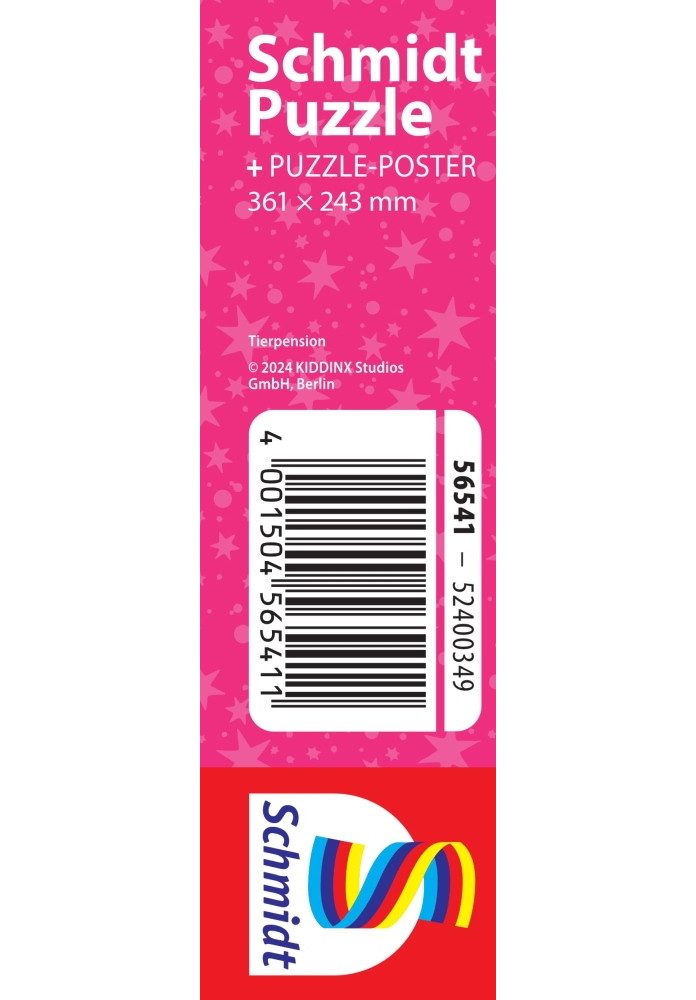 Schmidt Spiele Puzzle 100 Teile Kinder Puzzle Bibi Blocksberg Tierpension 56541, Puzzleteile