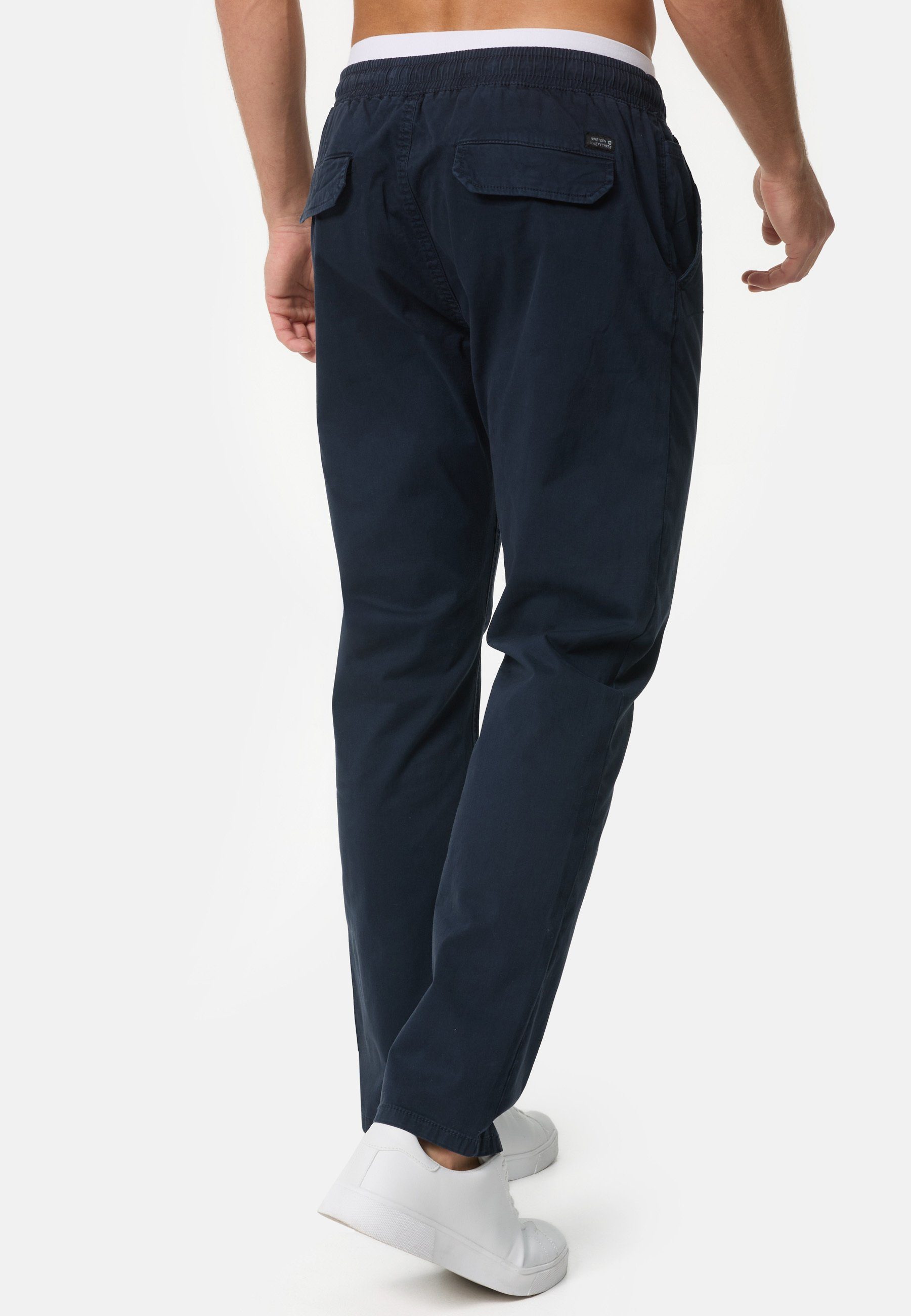 INDICODE Chinohose Herren Osborne Chino Hose Herrenhose mit elastischem Bund und Kordelzug – Bild 5 von 5