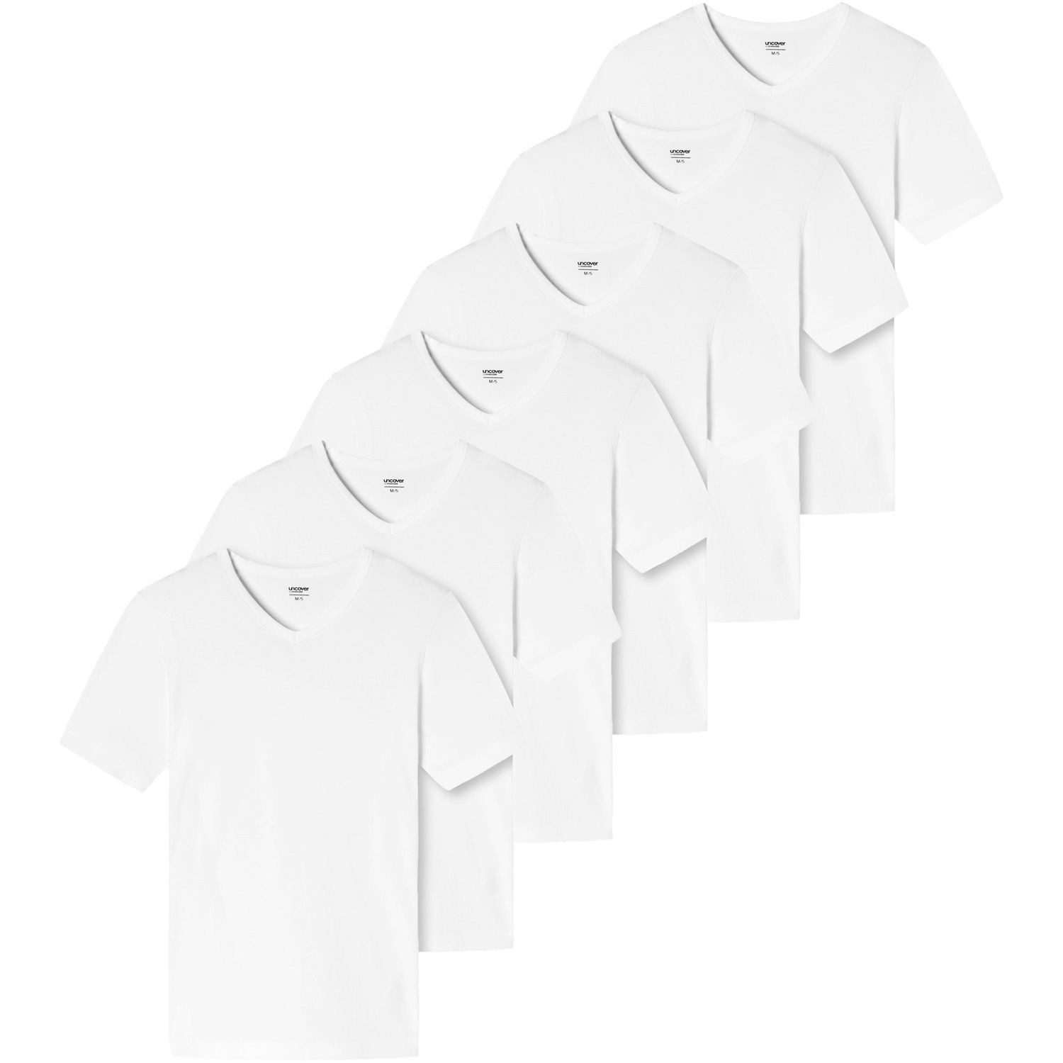 6 x weiß