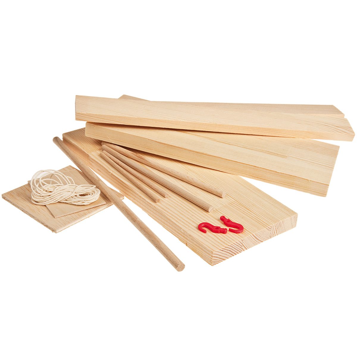 matches21 HOME & HOBBY Fischkutter Holz Bausatz ab 10 Jahren Holzbaukasten