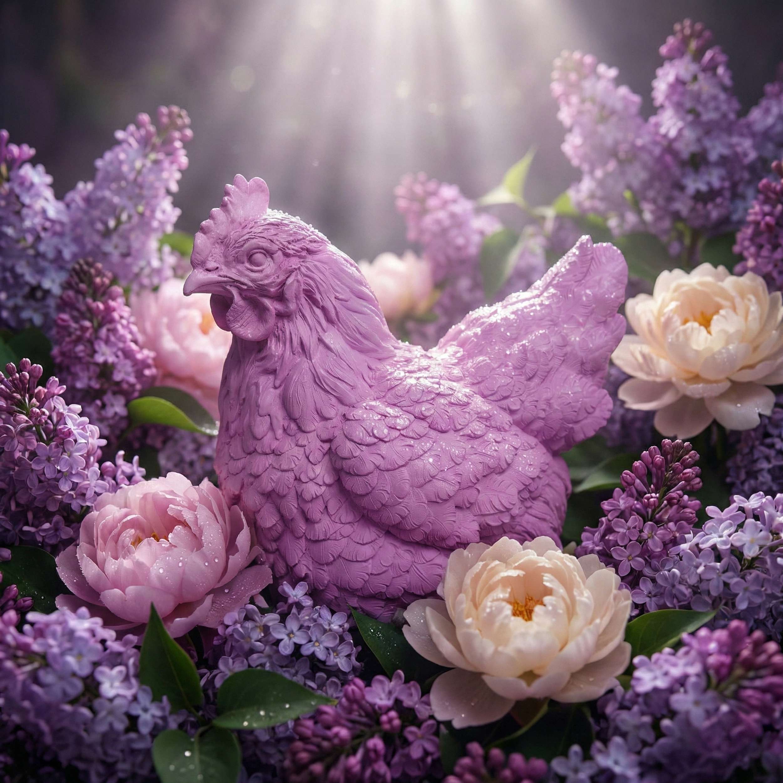 colourliving Tierfigur Huhn DekoDiven – Extravagante Hühner-Figuren für Haus & Garten (1 St), für echte Designliebhaber und Individualisten