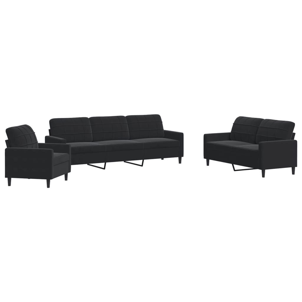 vidaXL Sofa 4-tlg. Sofagarnitur mit Kissen günstig online kaufen