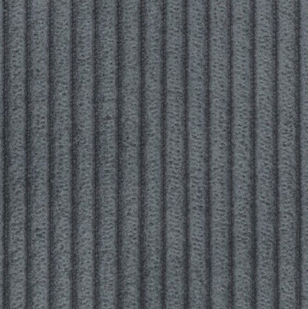 Recamiere grau Ecksofa Feldmann-Wohnen 250x176x84cm rechts Bogota,