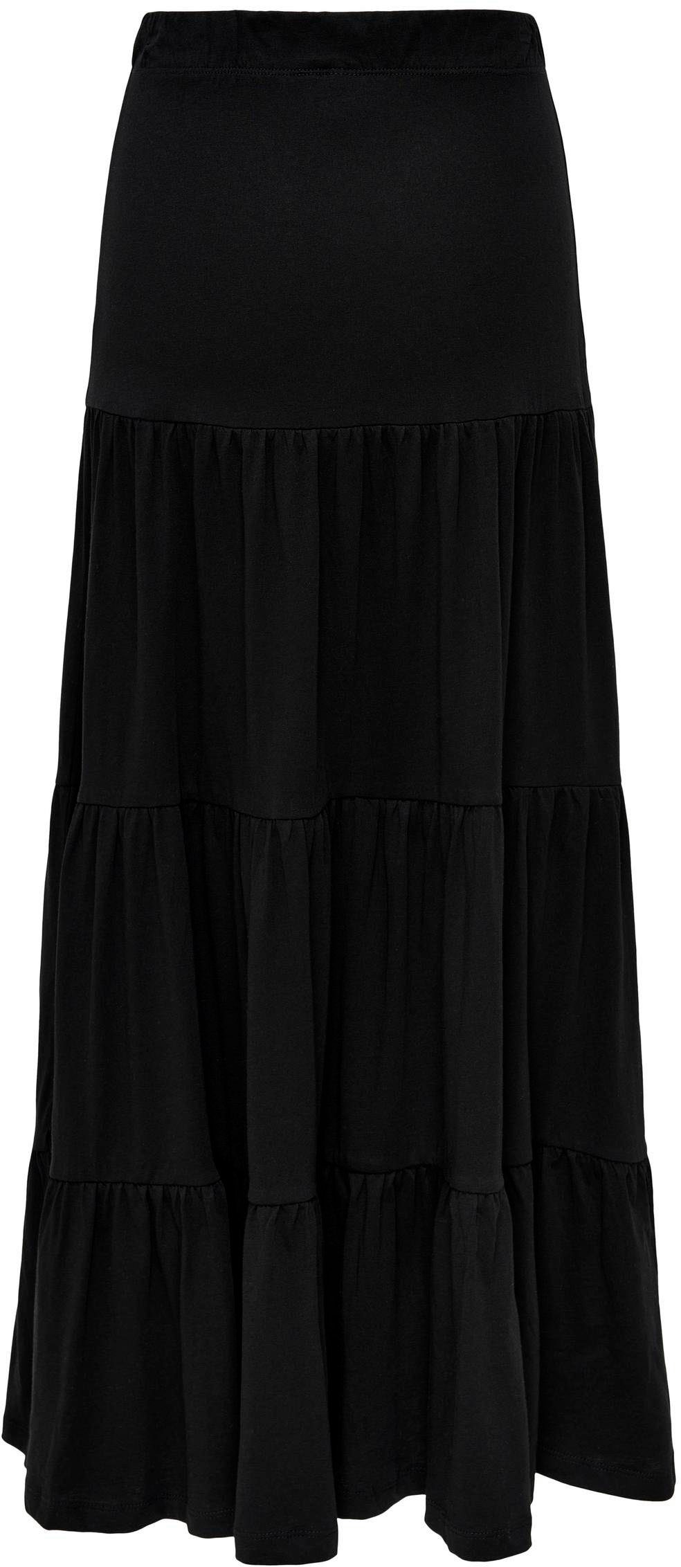 ONLY Maxirock ONLMAY MAXI SKIRT Baumwolle, mit Volant