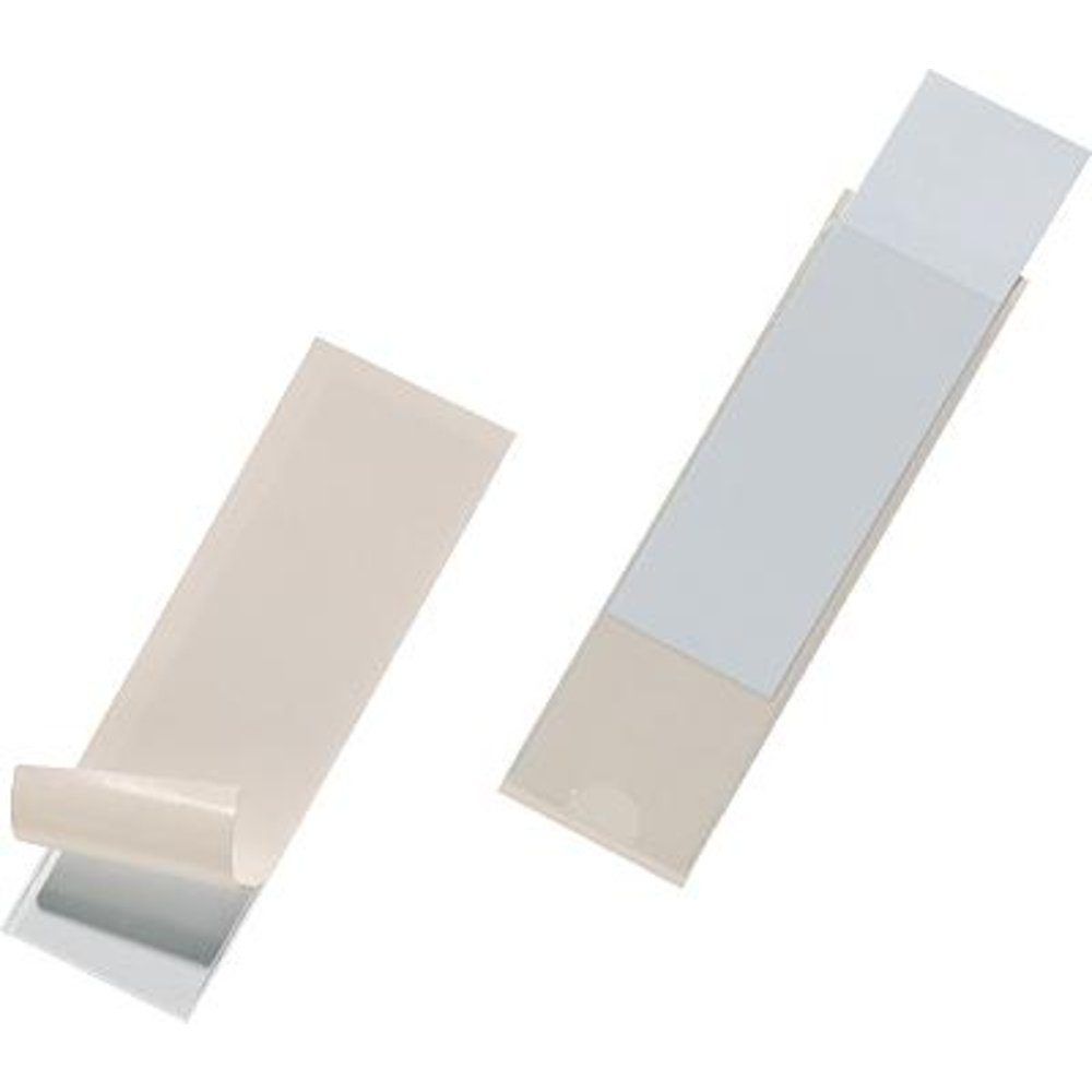 DURABLE Etikett Durable Selbstklebetasche POCKETFIX - 8073 (B x H) 100 mm x 30 mm Tra