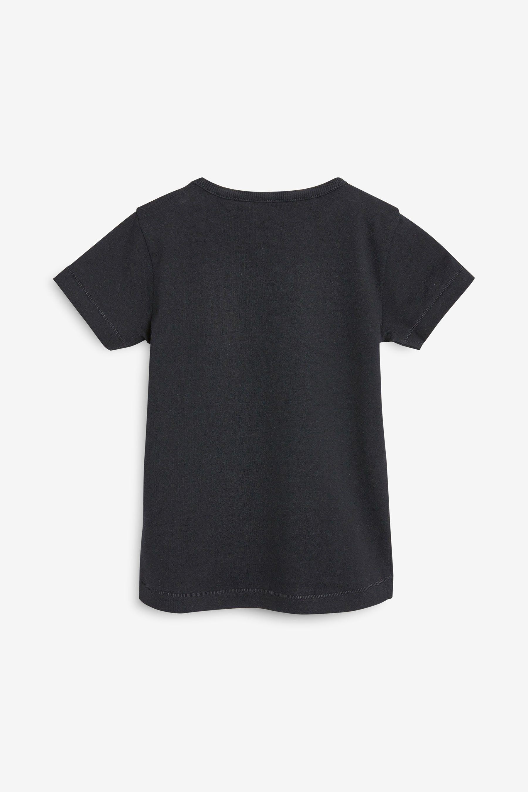 Black (2-tlg) T-Shirt Next Kurzärmlige 2er-Pack T-Shirts,
