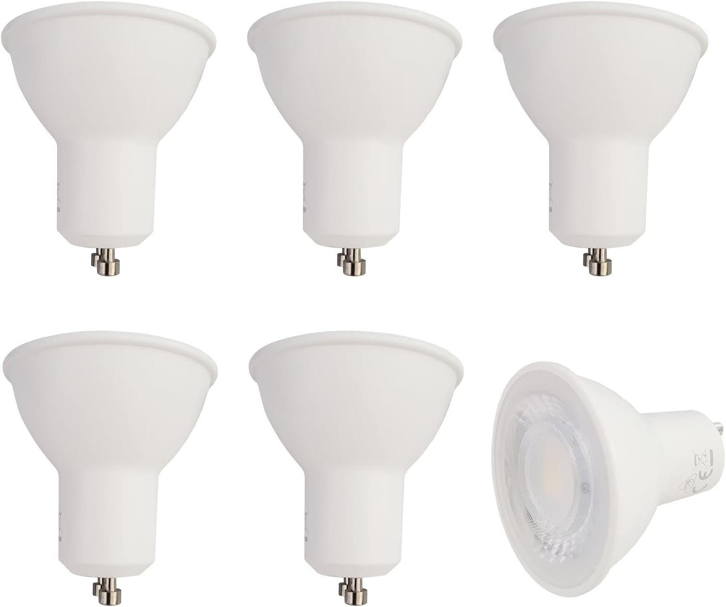 warmweiß K, 644 6x 7W 4000 Lumen St., GU10 LED 6 GU10, Leuchtmittel LED-Leuchtmittel Provance