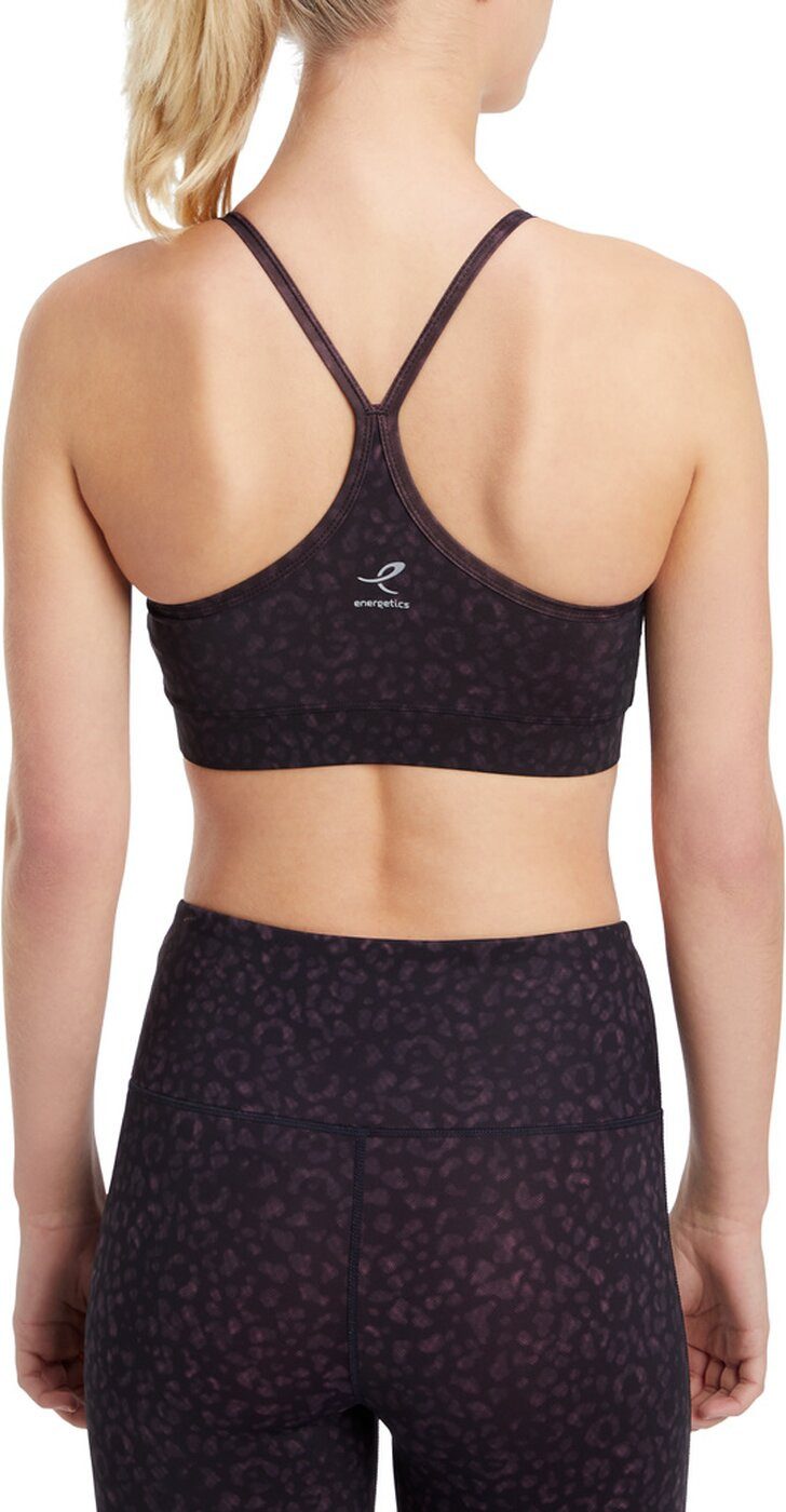 Energetics Set: Sport-BH Da.-Sport-BH Gigi V W AOP-/BLACK/RED WINE