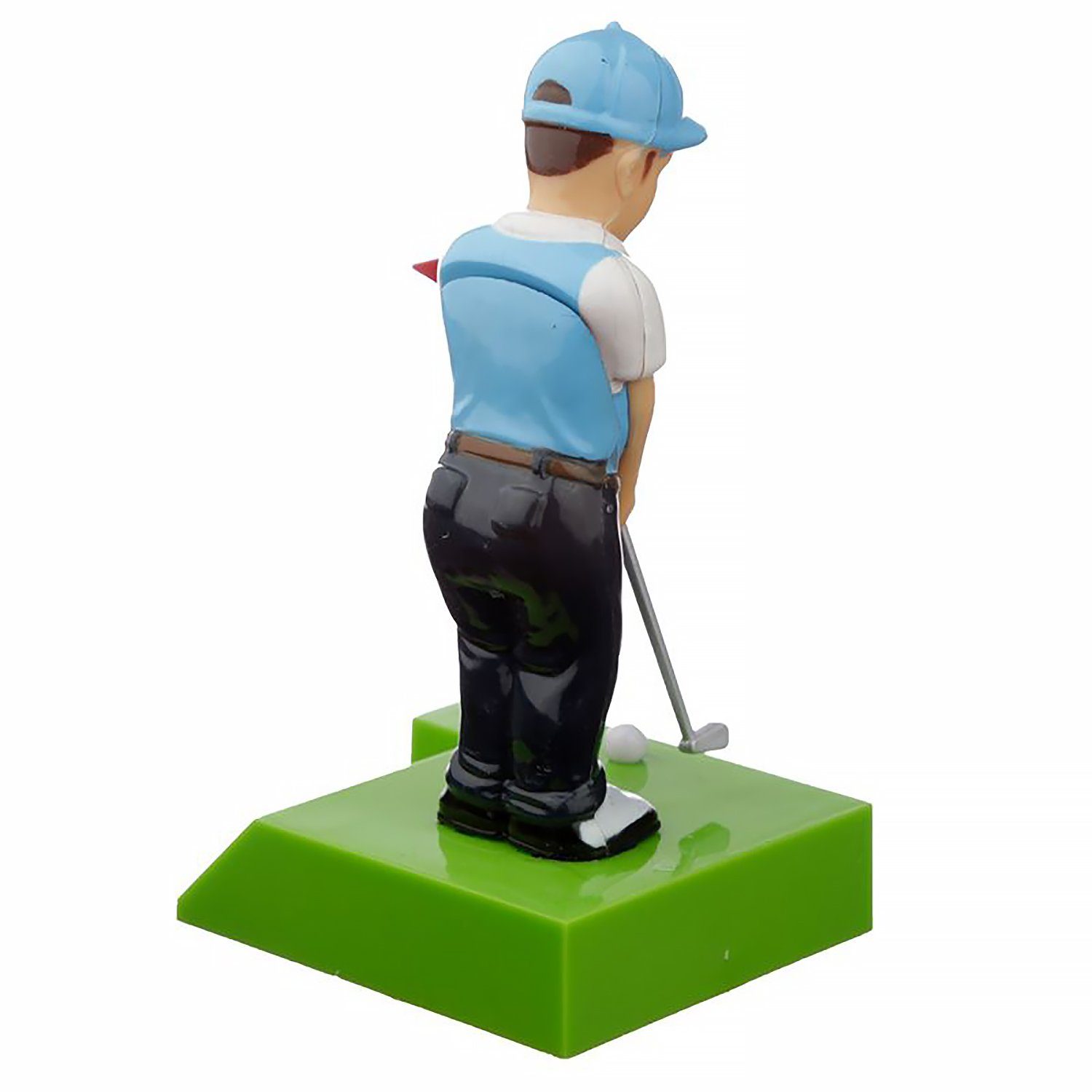 Puckator Actionfigur Golfspieler Solar Wackelfigur