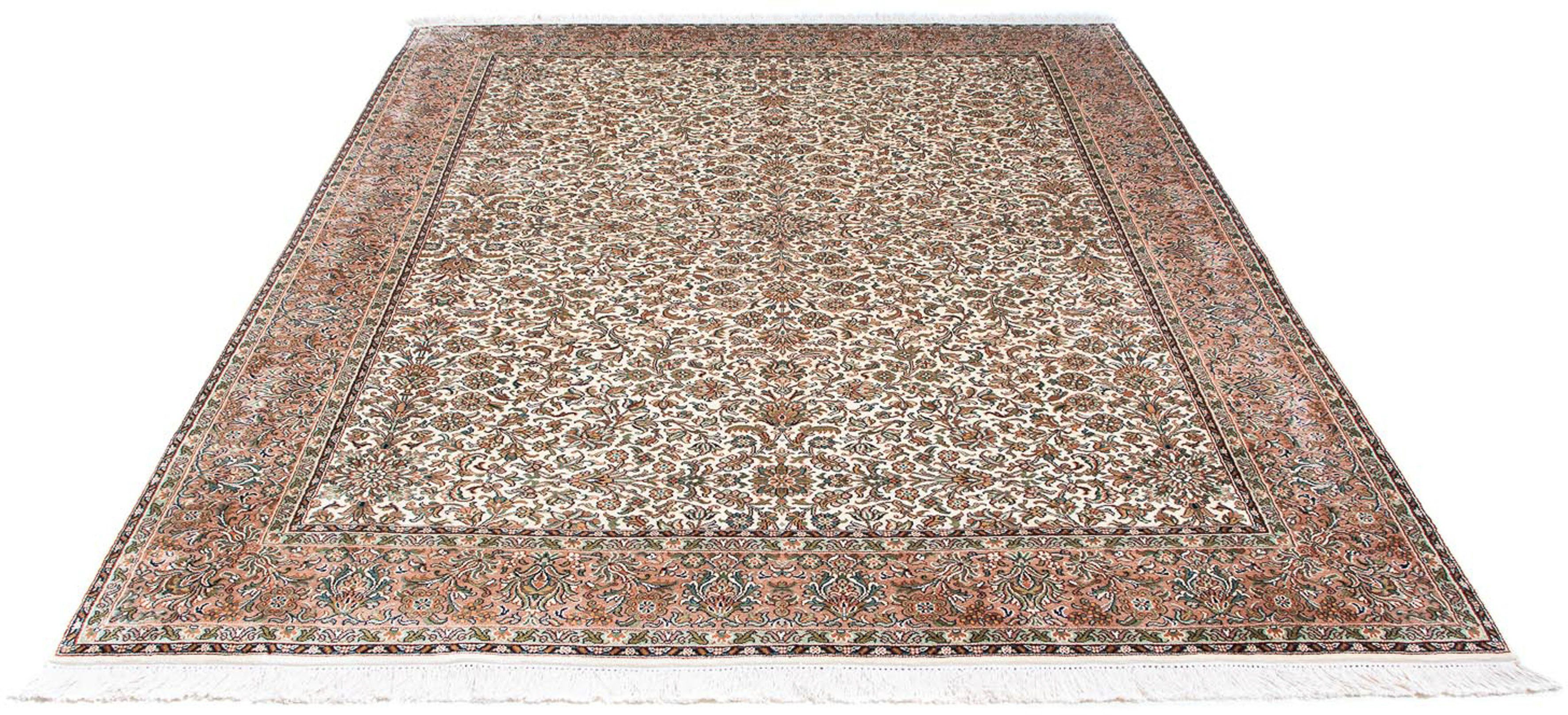 Orientteppich Perser - Classic - 242 x 177 cm - beige, morgenland, rechteckig, Höhe: 10 mm, Wohnzimmer, Handgeknüpft, Einzelstück mit Zertifikat