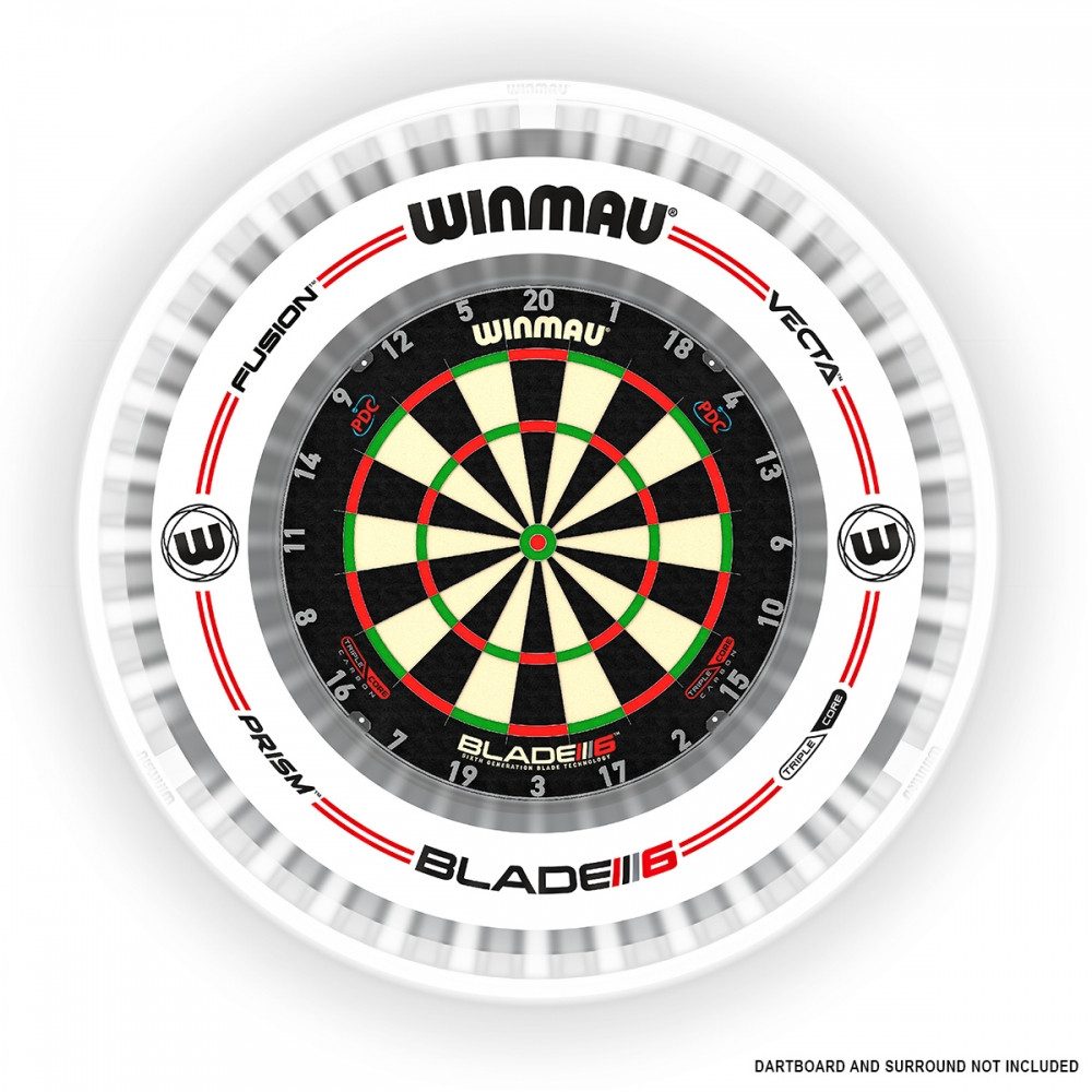 Winmau Dartscheiben-Beleuchtung Winmau Plasma ICE 4304 Dartboardbeleuchtung., LED fest integriert