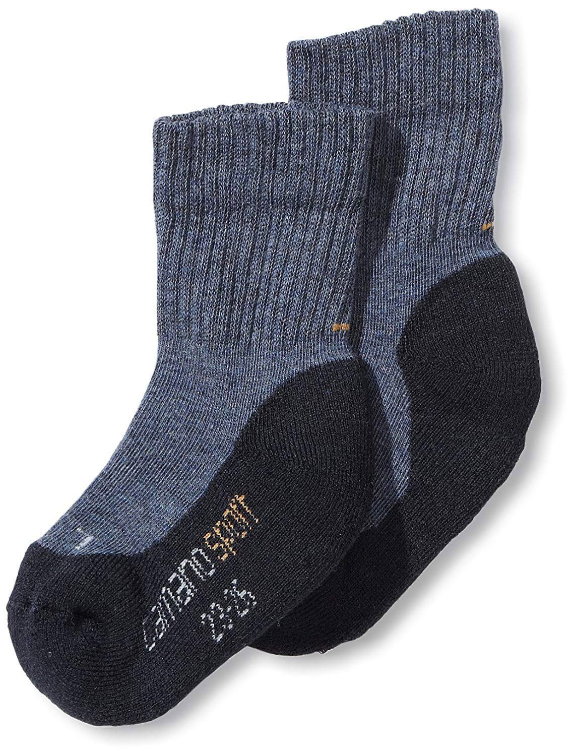 Camano Langsocken CA3721 (Packung, 2-Paar, 2 Paar) Unisex Funktionssocken klimaregulierend, Socken Kinder Mädchen Jungen