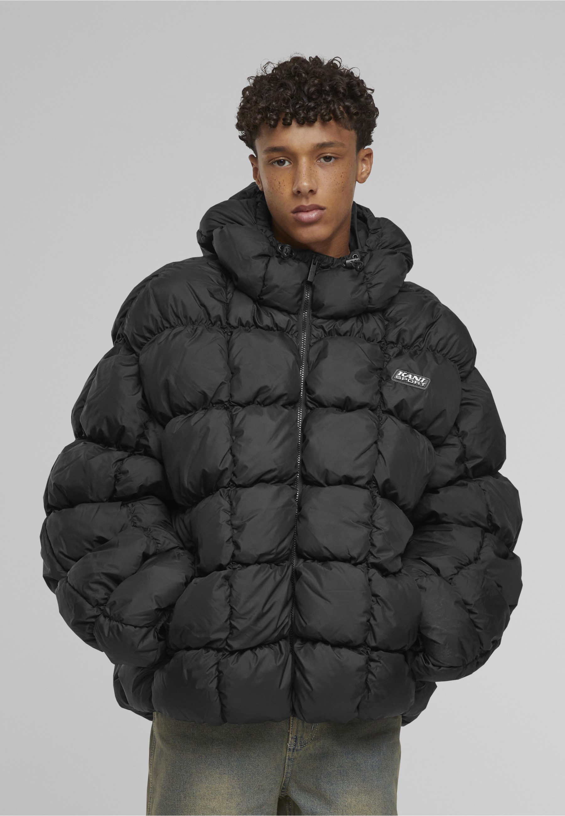 Karl Kani Winterjacke Karl Kani Karl Kani Sport Patch Square Quilted Puffer Jacket (1-St)