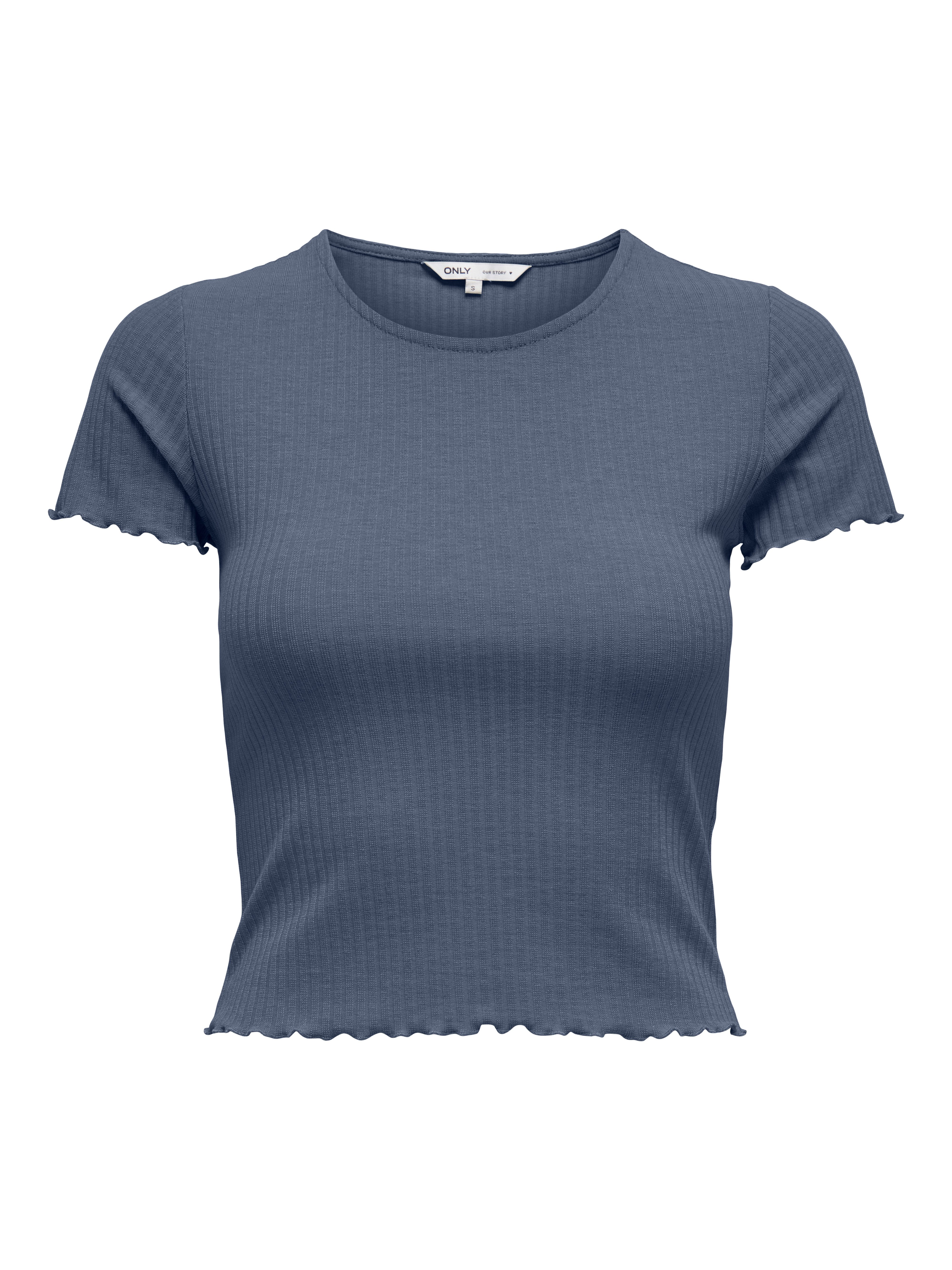 ONLY Rundhalsshirt ONLEMMA S/S SHORT TOP günstig online kaufen