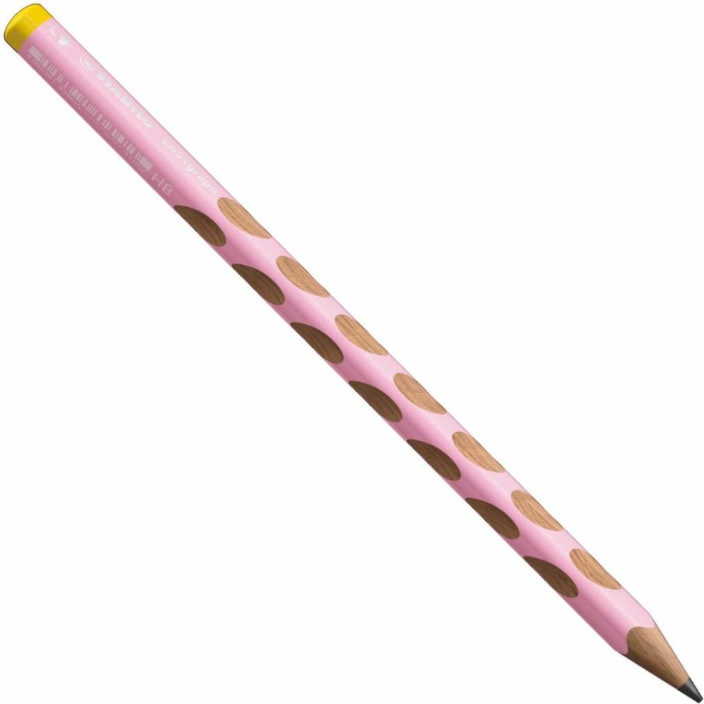 STABILO Bleistift EASYgraph Linkshänder-Bleistifte HB pastell-pink 6 St.
