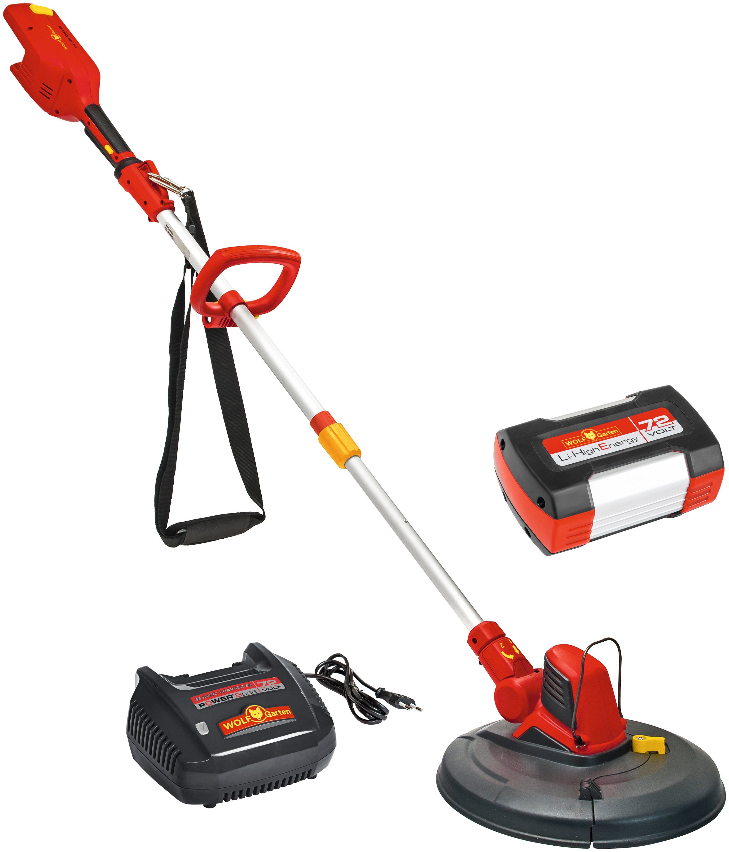WOLF GARTEN Set AkkuRasentrimmer »72V LiIon Power 30 T«, 30 cm