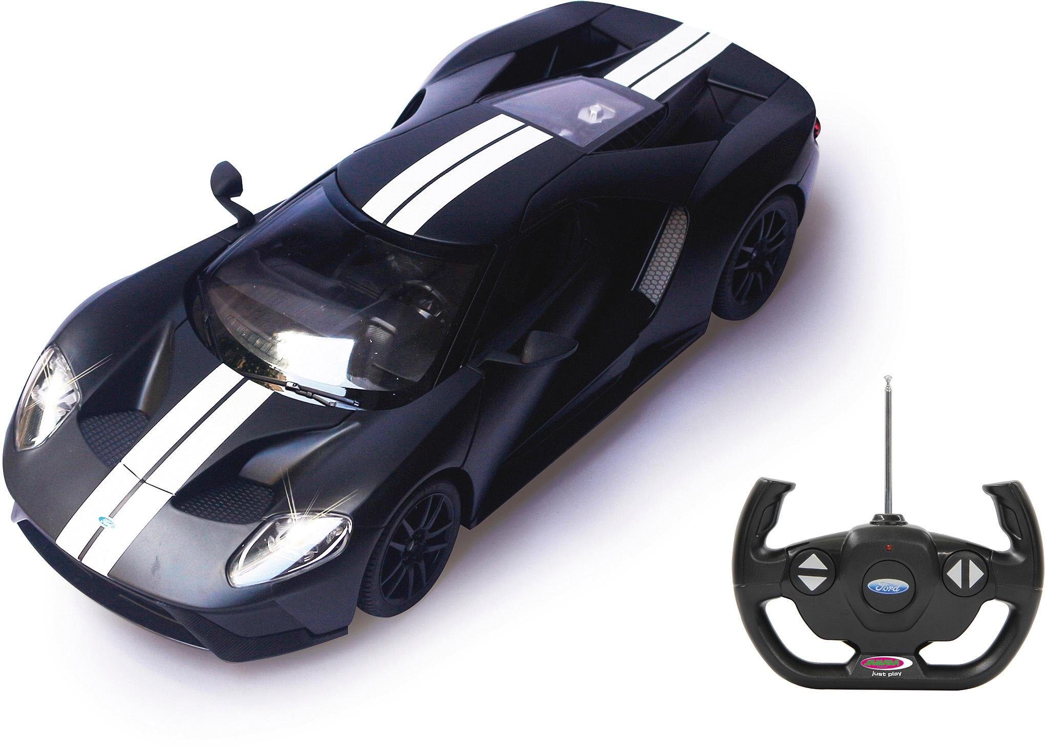 Image of Jamara RC-Auto »Ford GT, 1:14, schwarz«, mit LED-Fahrlicht
