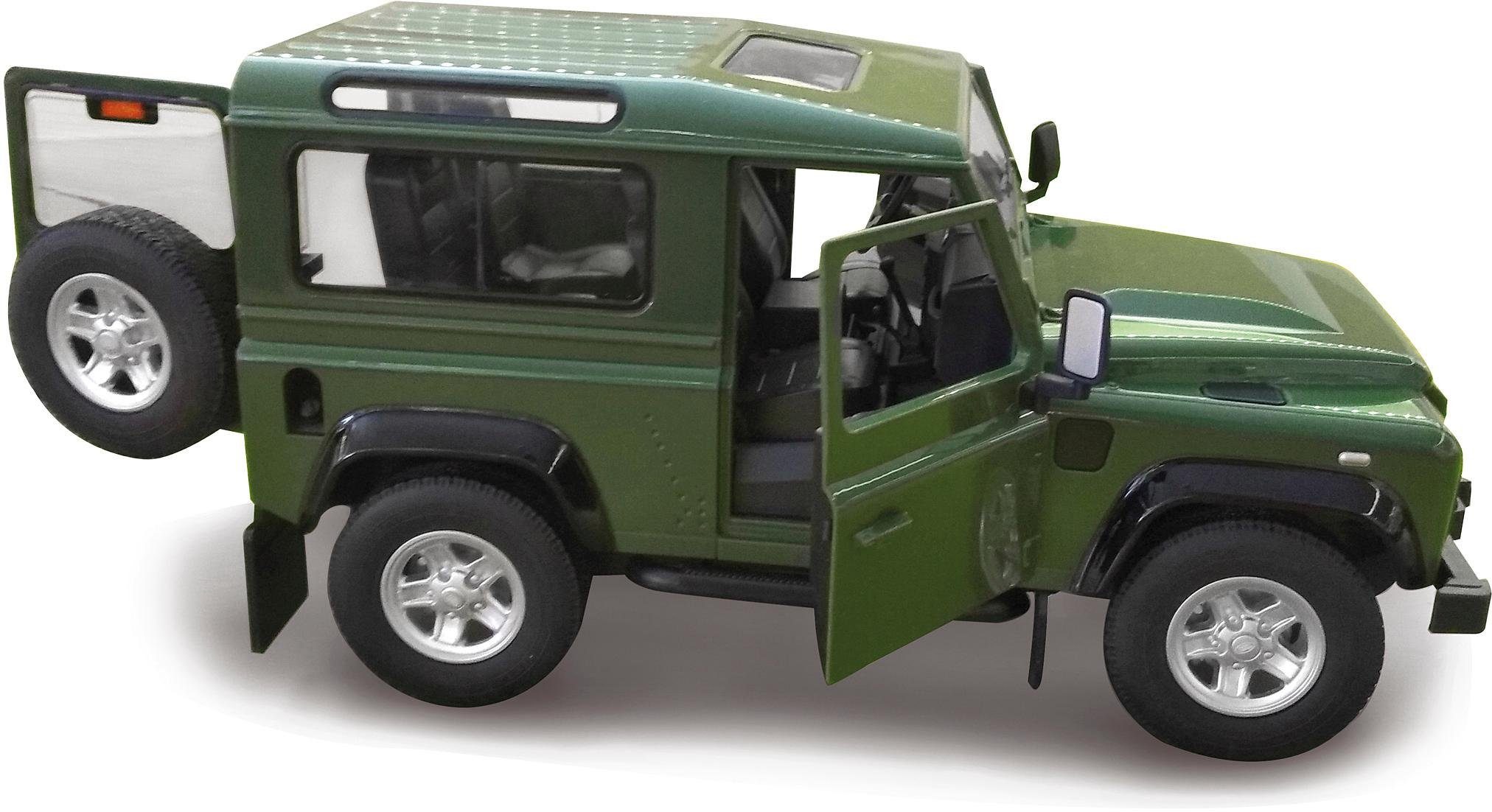 Image of Jamara - Land Rover Defender grün Tür manuell 40MHz