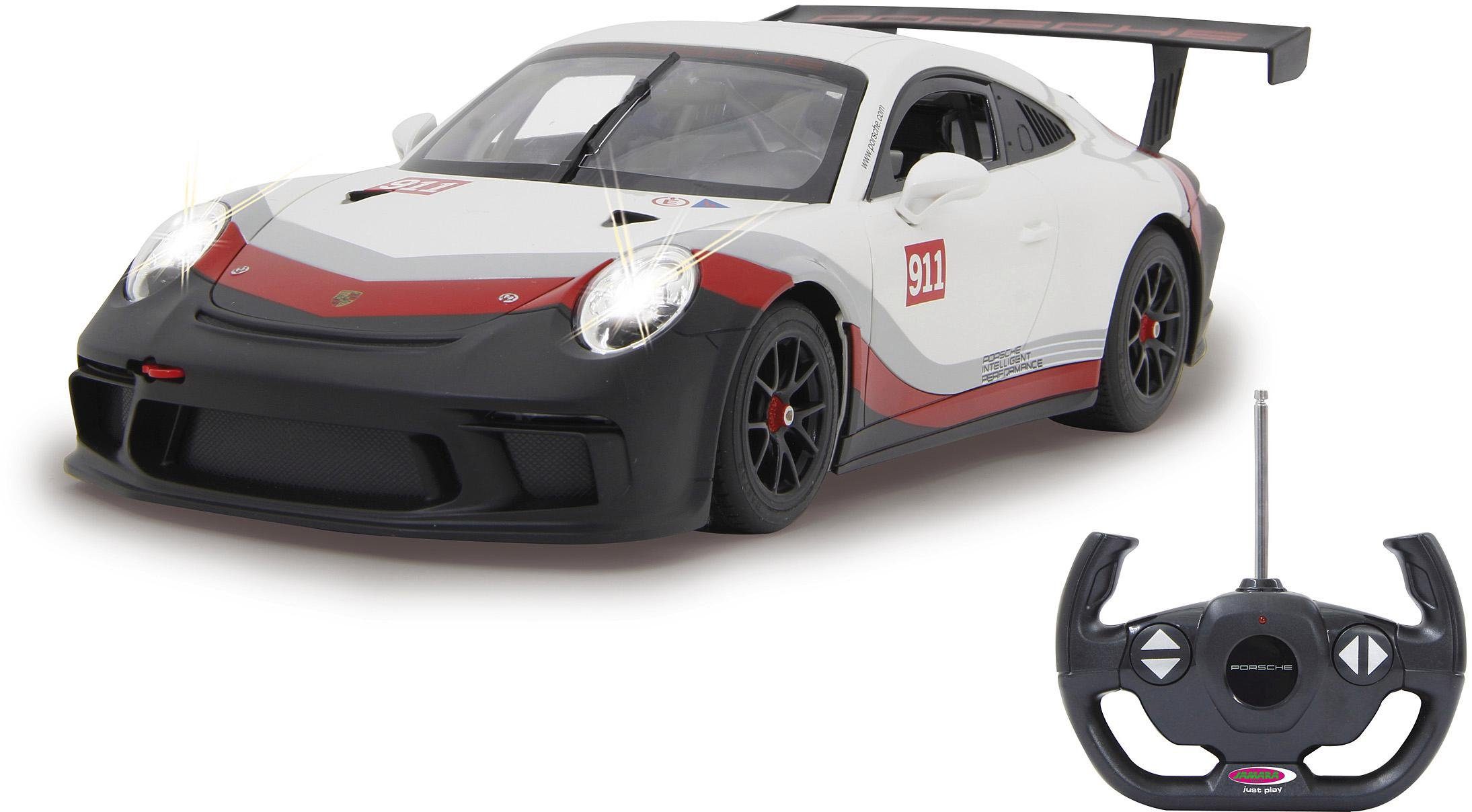 Image of Jamara RC-Auto »Porsche 911 GT3 Cup«, mit LED-Fahrlicht