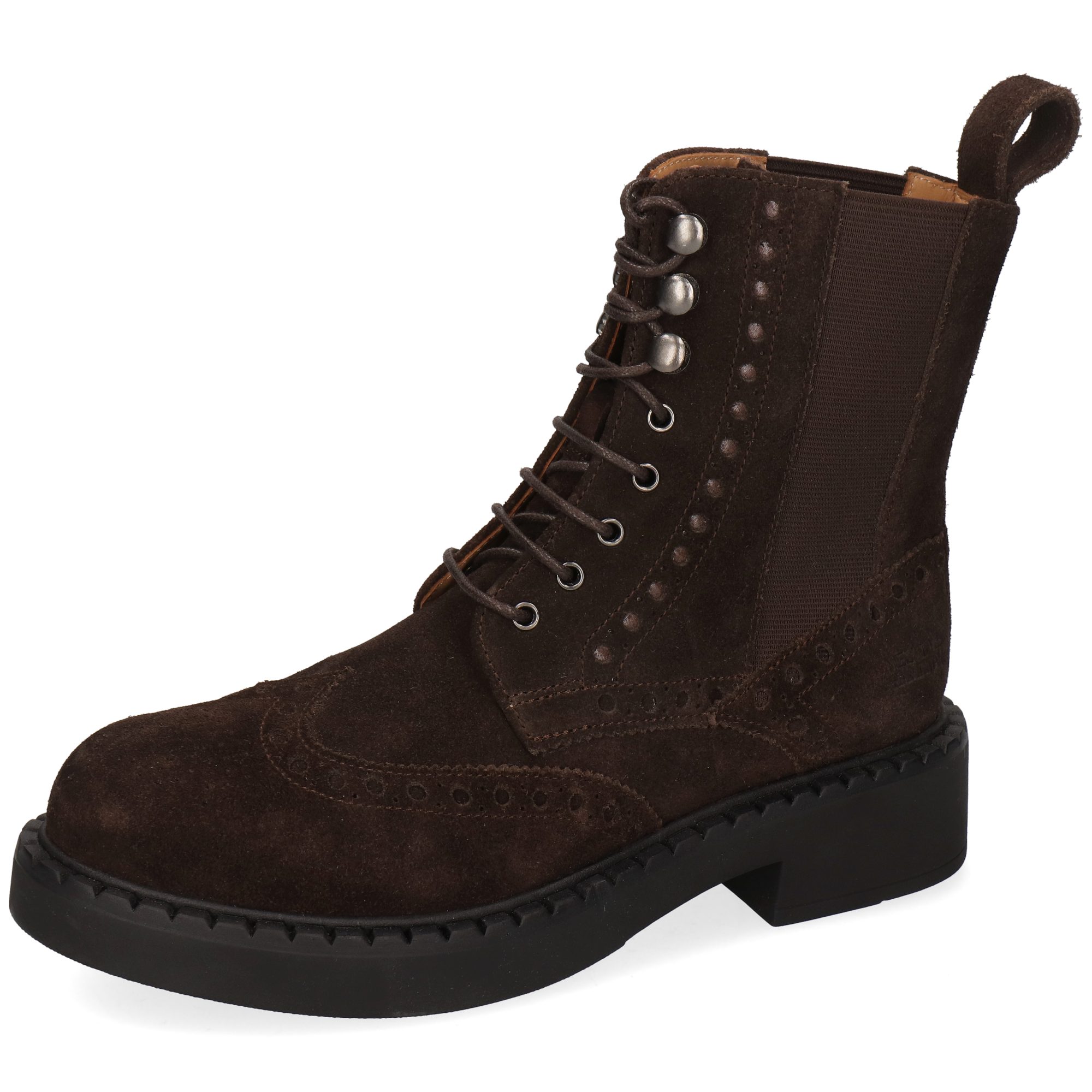 Melvin & Hamilton Pia 4 Leder-Schnürstiefeletten für Damen Stiefelette Flache Absätze, Echtes Leder