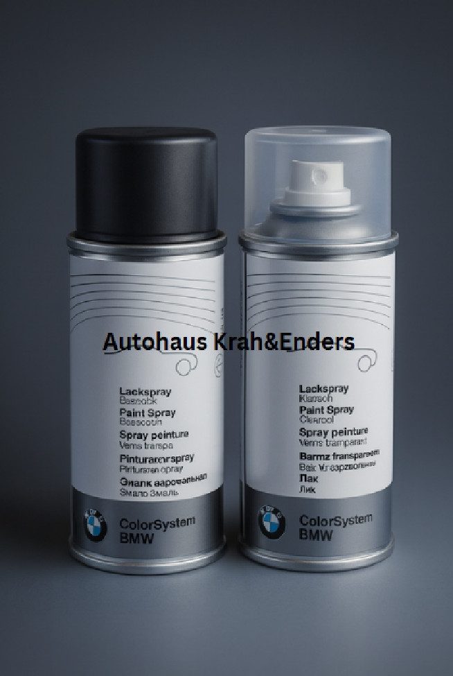 BMW Sprühlack BMW Lackspray SET Black Sapphire Metallic 475 Schwarz – Bild 3 von 3