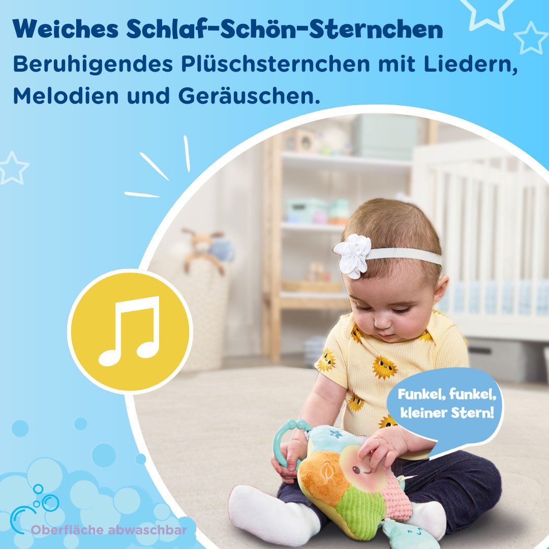 Vtech® Plüschfigur Vtech Baby, Schlaf-schön-Sternchen, mit Licht und Sound
