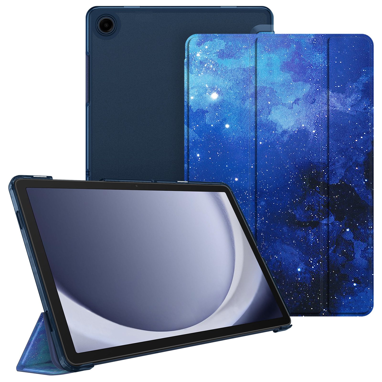 Fintie Tablet-Hülle für Samsung Galaxy Tab A11+ Plus 11" 2025 / Tab A9+ Plus 11 Zoll 2023 11 Zoll, Ultradünn Schutzhülle mit Translucent Rückseite in Matt-Optik Cover