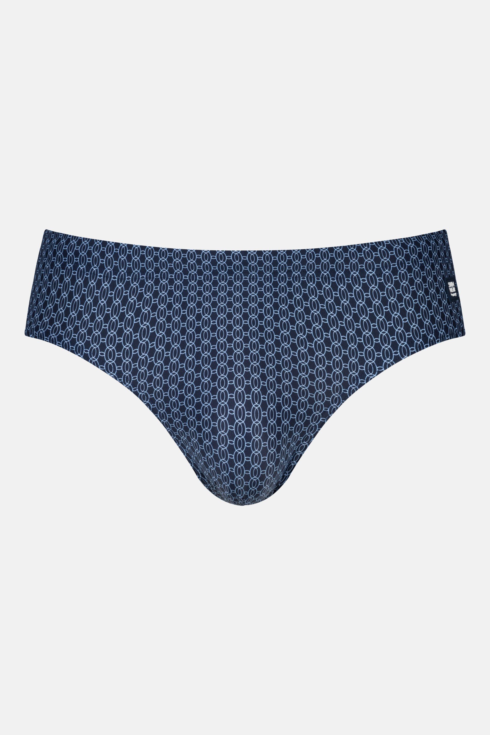 Mey Badeslip Mey Herren Badehose Serie Tidal Rings (1-St) Badepants, Gemustert, Chlorecht, Meerwasser-resistent
