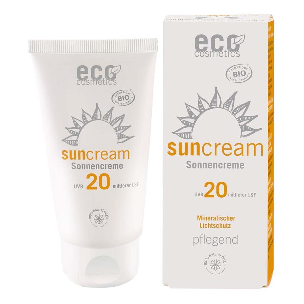[Originalprodukt aus Übersee] Eco Cosmetics Sonnenschutzcreme - 75ml LSF20 Sonnencreme