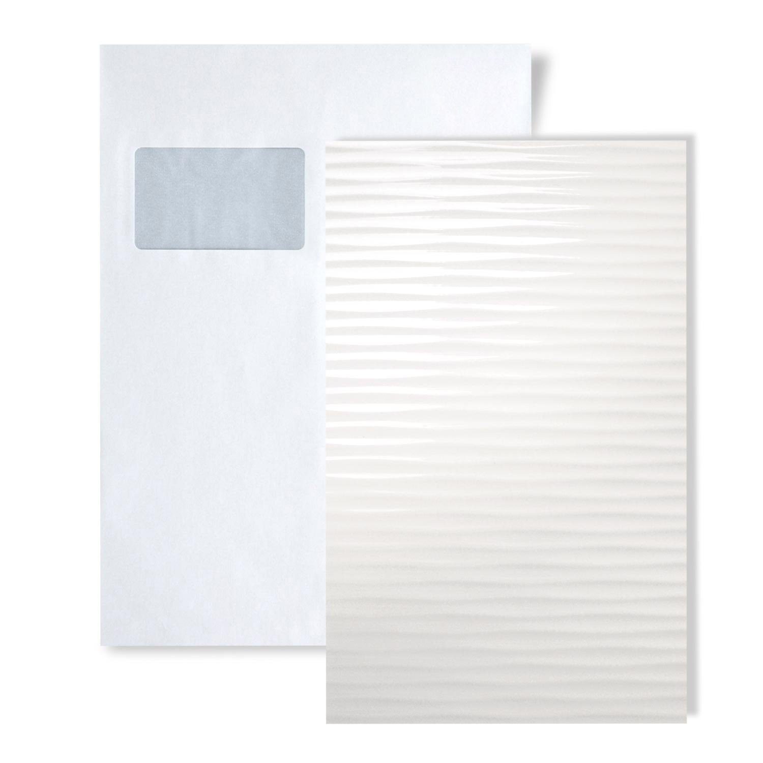 Wallface Wandpaneel S-15764-SA, BxL: 15x20 cm, (1 MUSTERSTÜCK, Produktmuster, 1-tlg., Muster des Wandpaneels) weiß