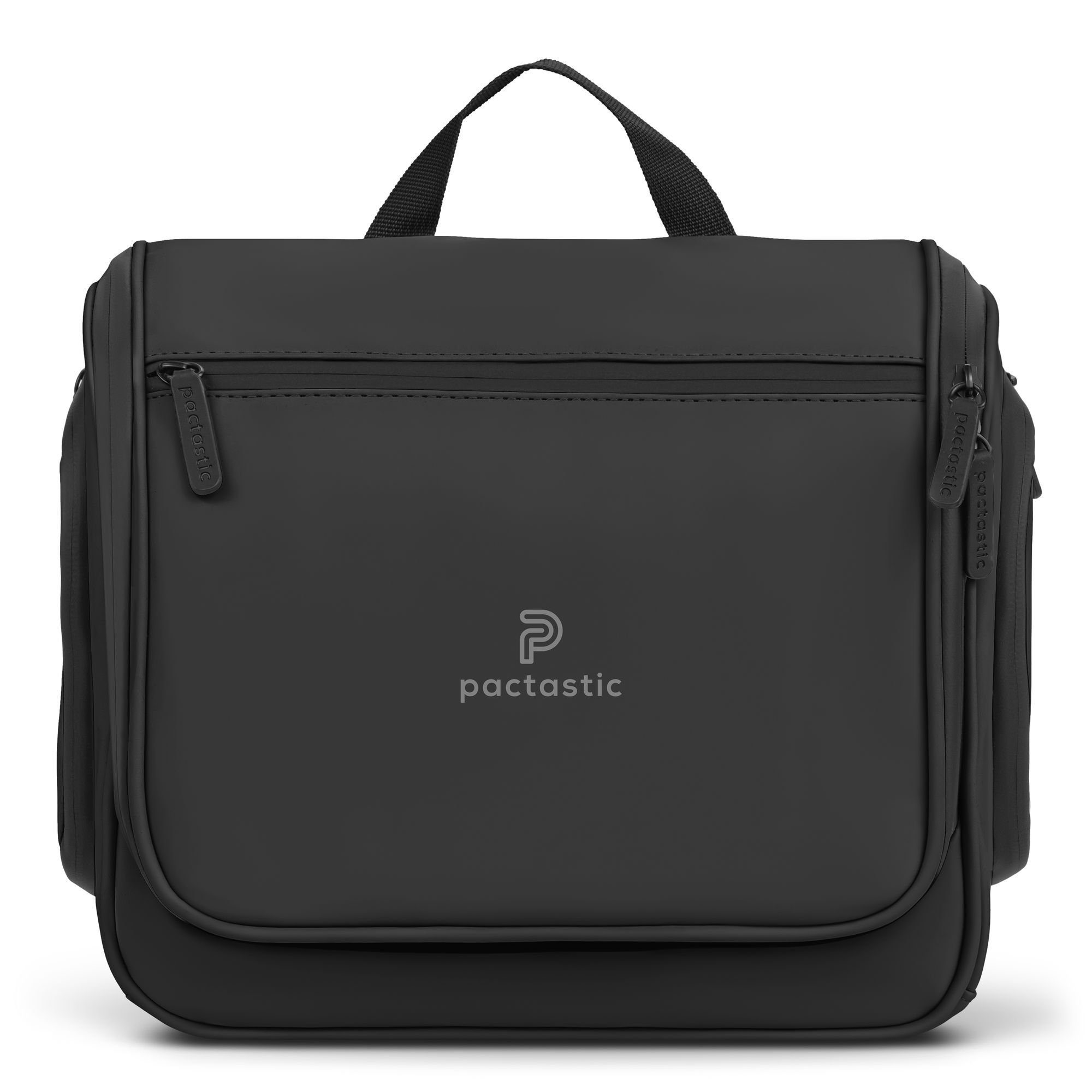 Pactastic Kulturbeutel Urban Collection, Veganes Tech-Material black