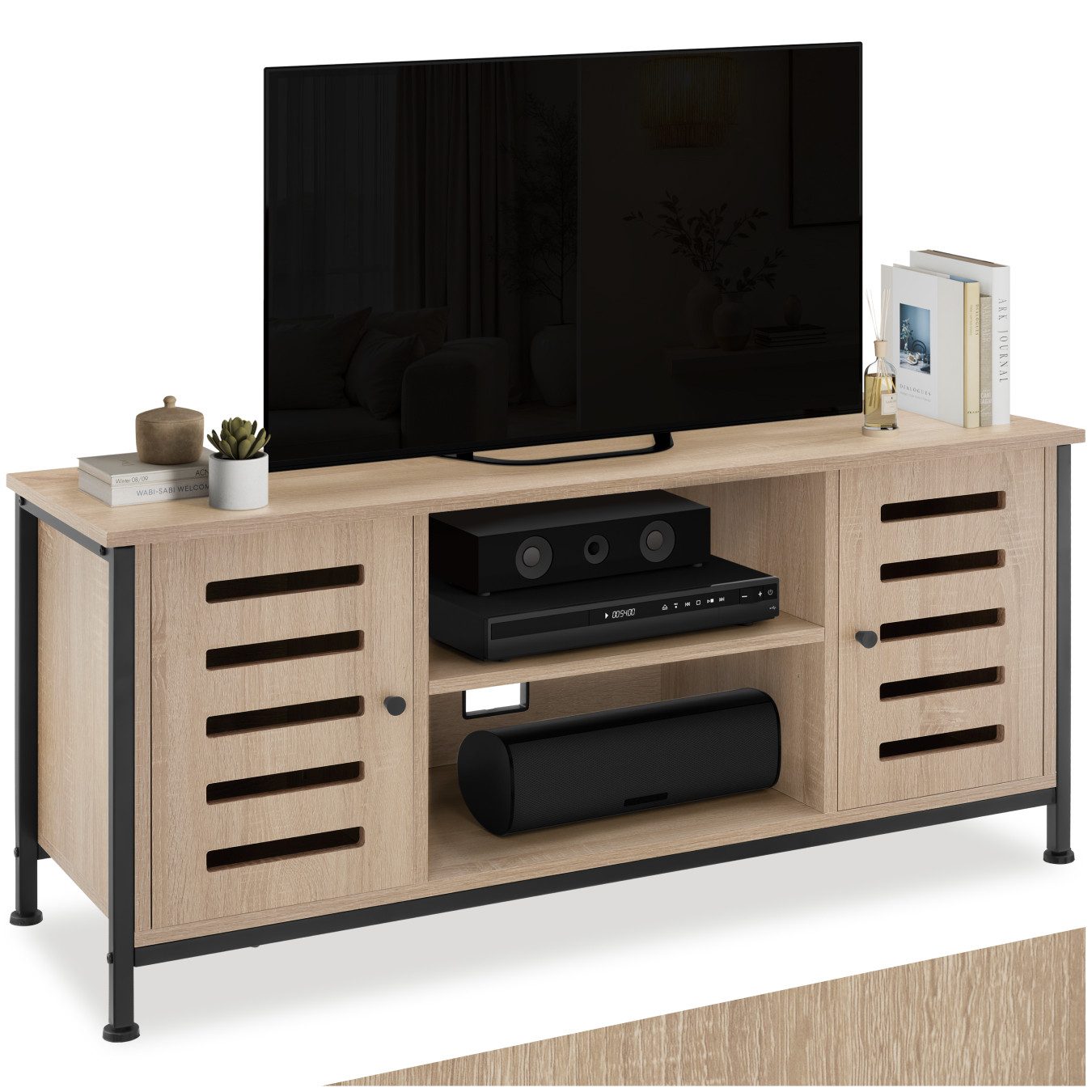 tectake Lowboard TV-Board, Industrial Style günstig online kaufen