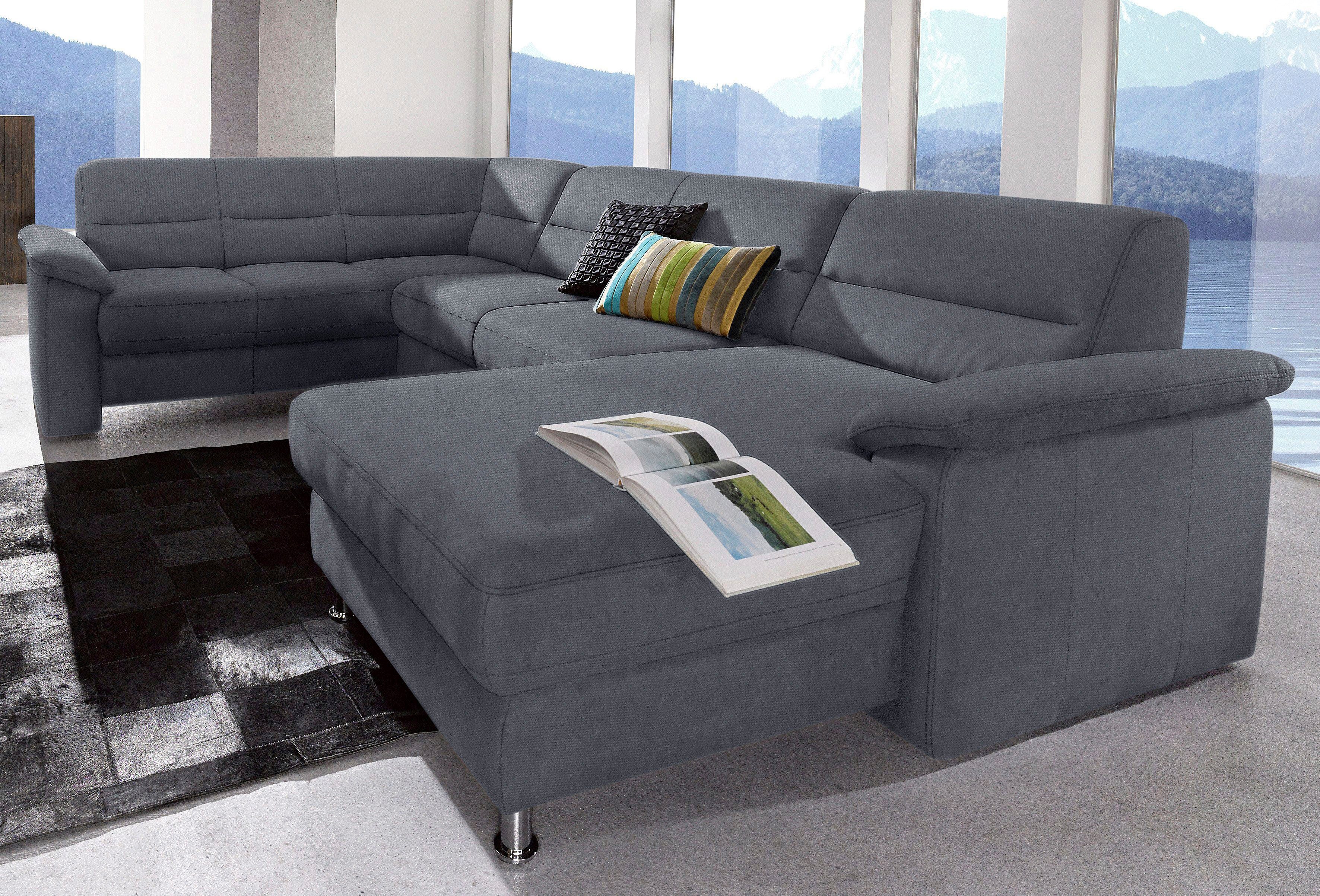 sit&more Wohnlandschaft Ascara U-Form, inklusive Boxspring/Federkern-Polste günstig online kaufen