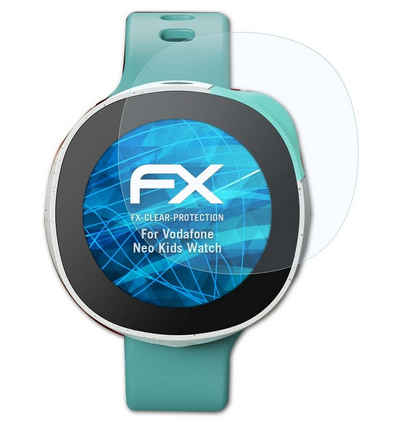 atFoliX Schutzfolie Displayschutz für Vodafone Neo Kids Watch, (3 Folien), Ultraklar und hartbeschichtet
