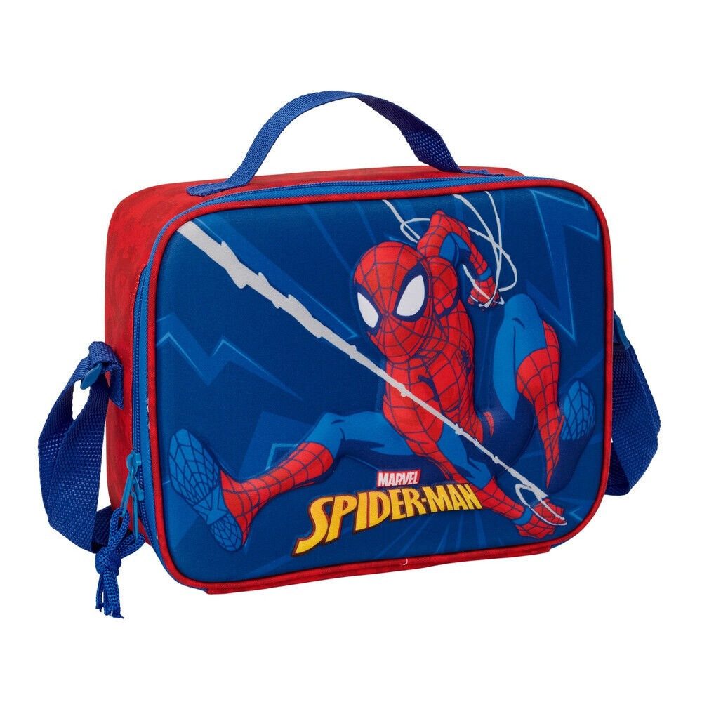 safta Kindergartentasche Marvel Spiderman 3D Thermo-Lunchtasche