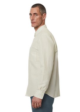 Marc O'Polo Langarmhemd aus Leinen und Bio-Baumwolle