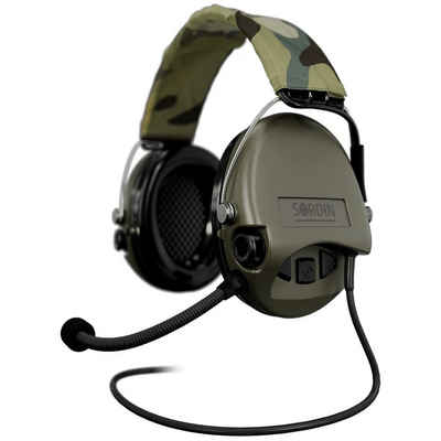Sordin Kapselgehörschutz Sordin Supreme MIL CC Gehörschutz - aktiver Militär-Gehörschützer -